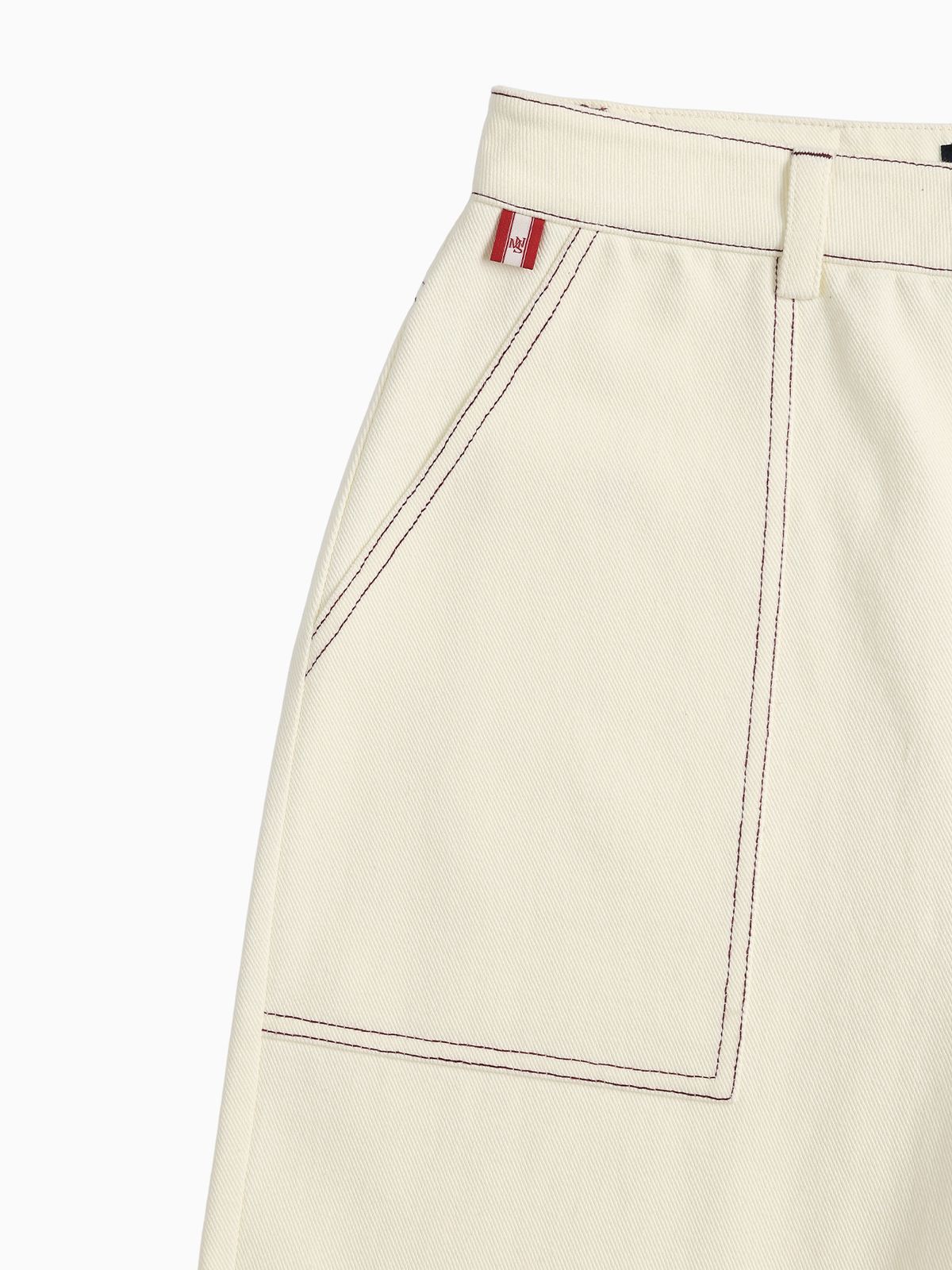 미나수(MENASOO) Washing Cotton Work Pants_Ivory