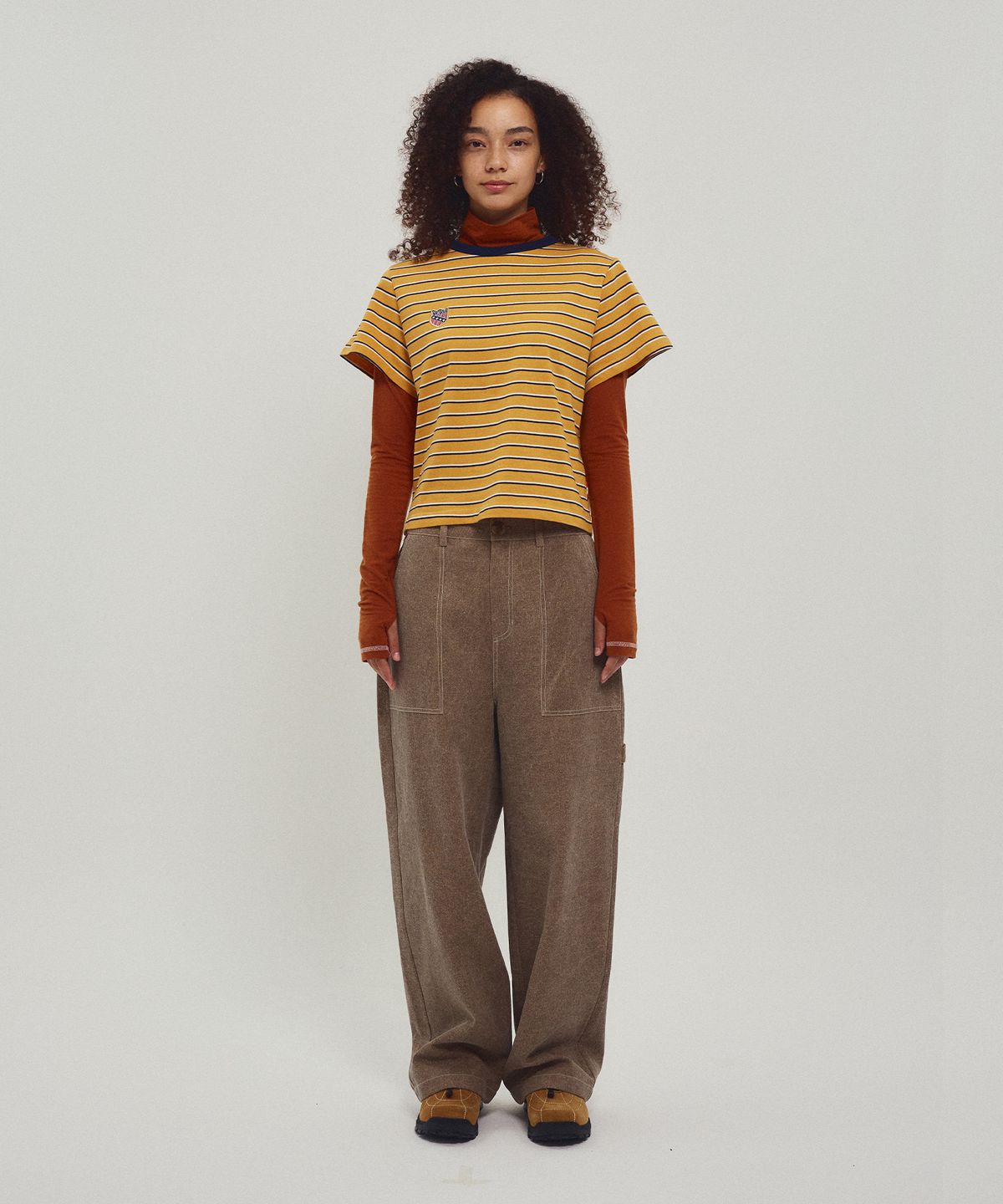 미나수(MENASOO) Washing Cotton Work Pants_Beige