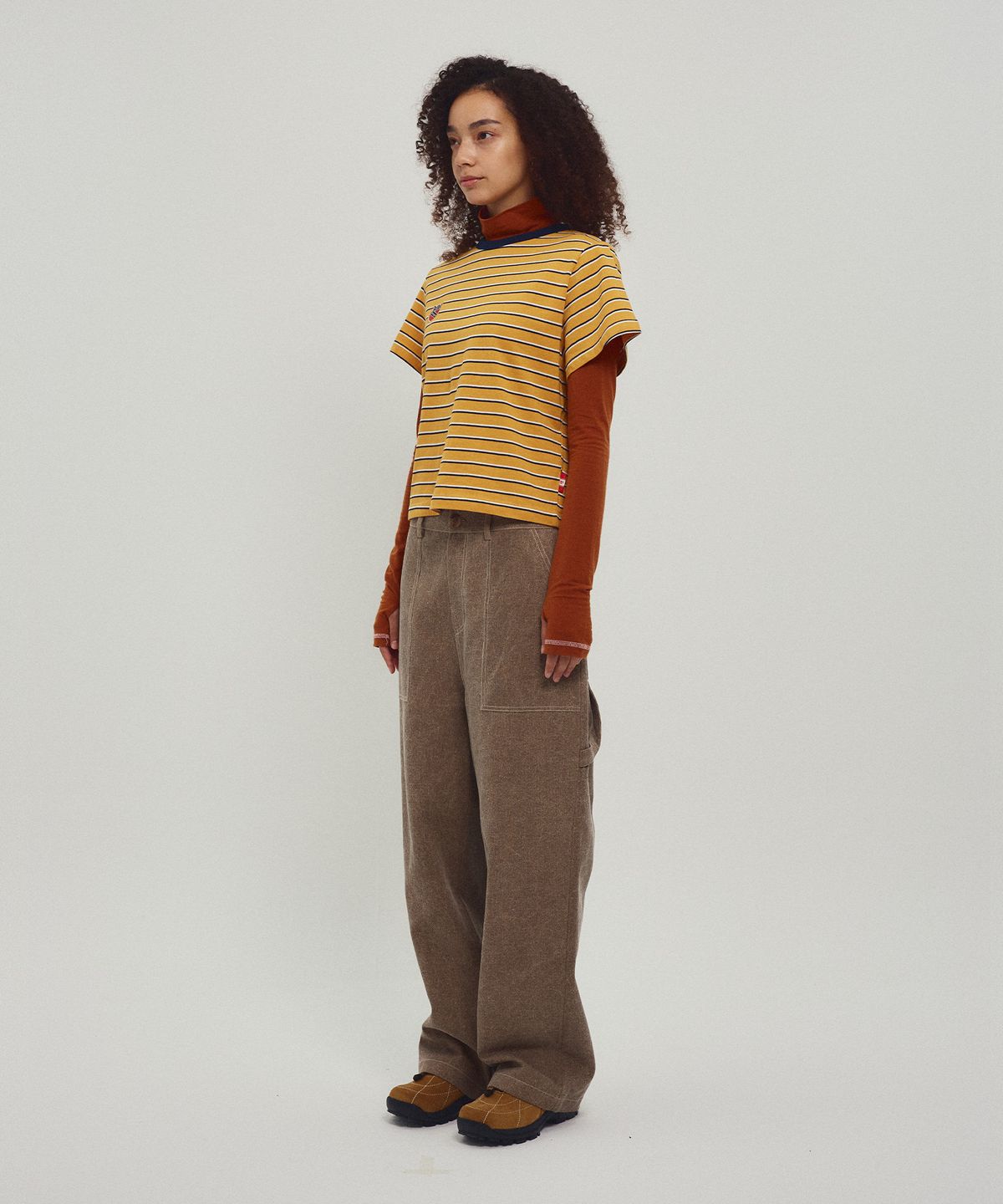 미나수(MENASOO) Washing Cotton Work Pants_Beige