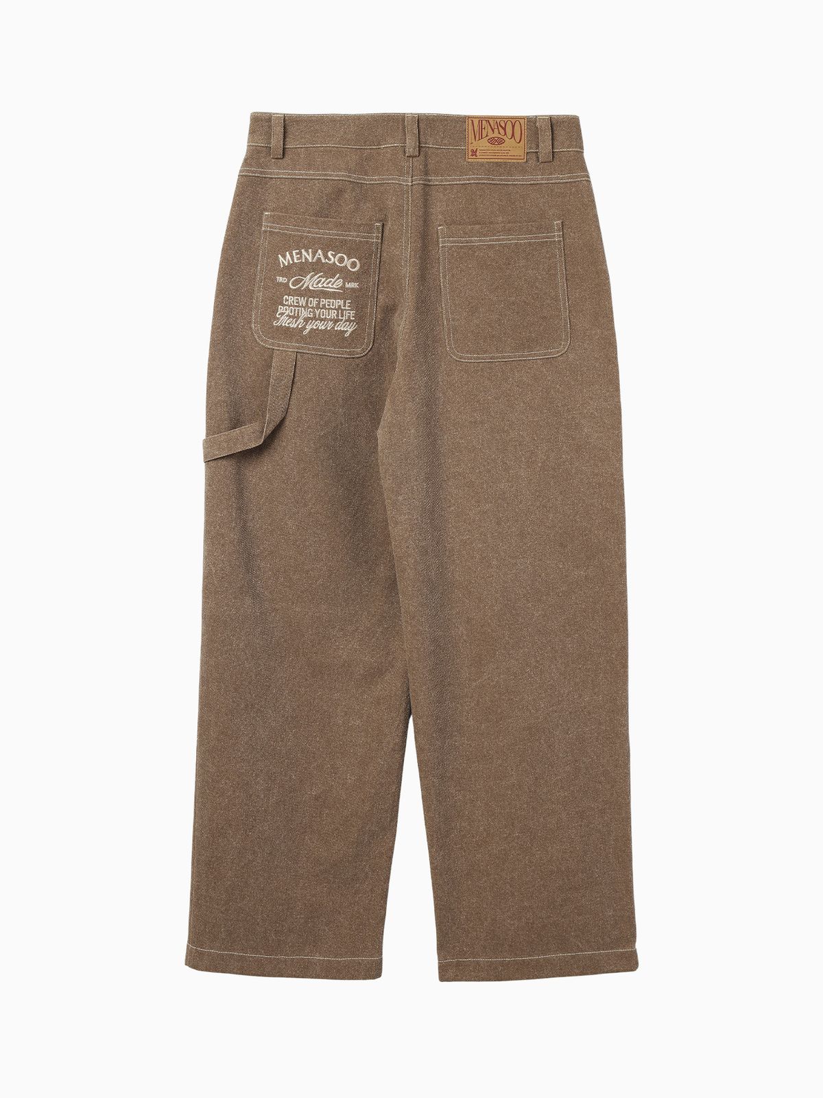 미나수(MENASOO) Washing Cotton Work Pants_Beige