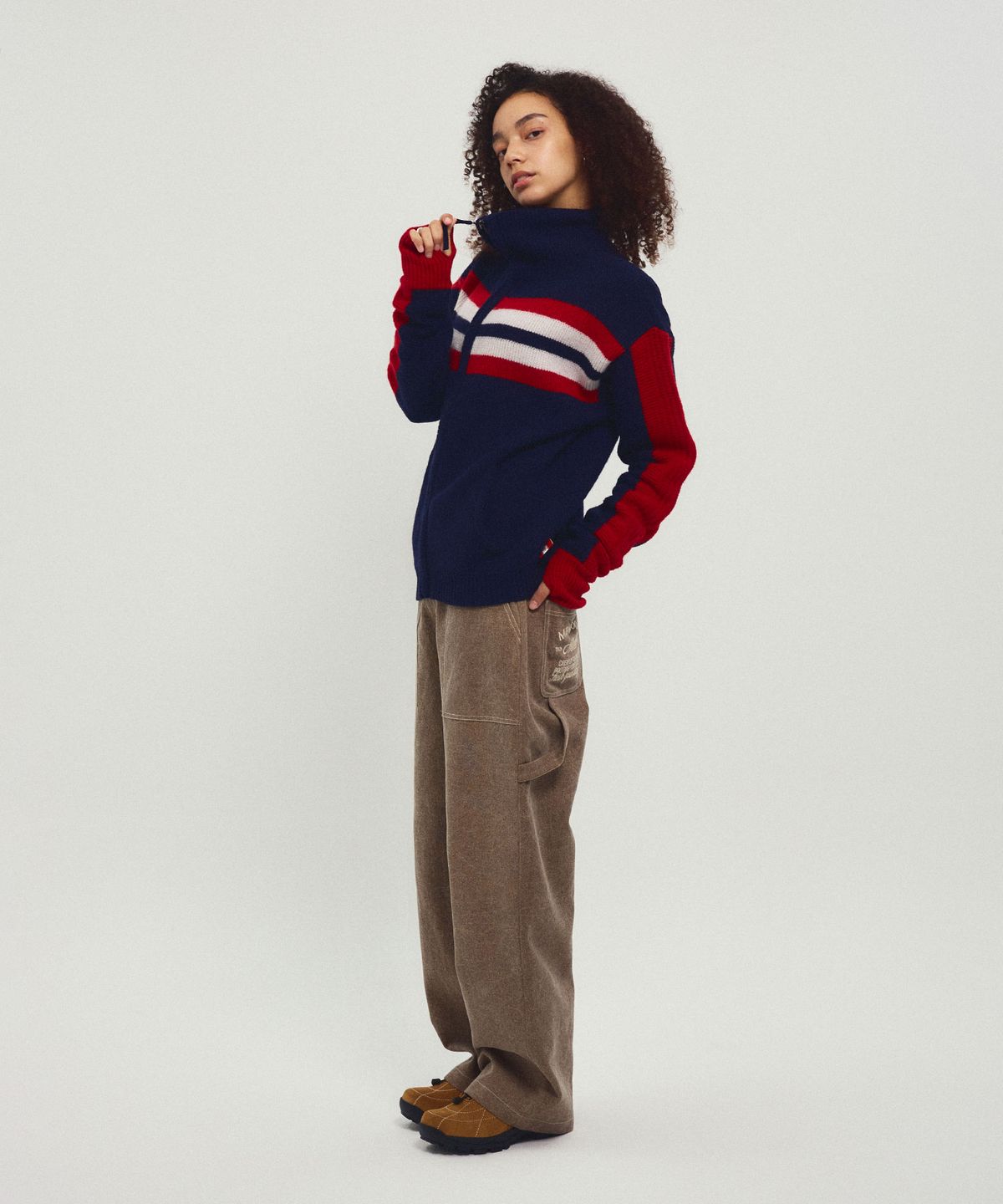 미나수(MENASOO) Washing Cotton Work Pants_Beige