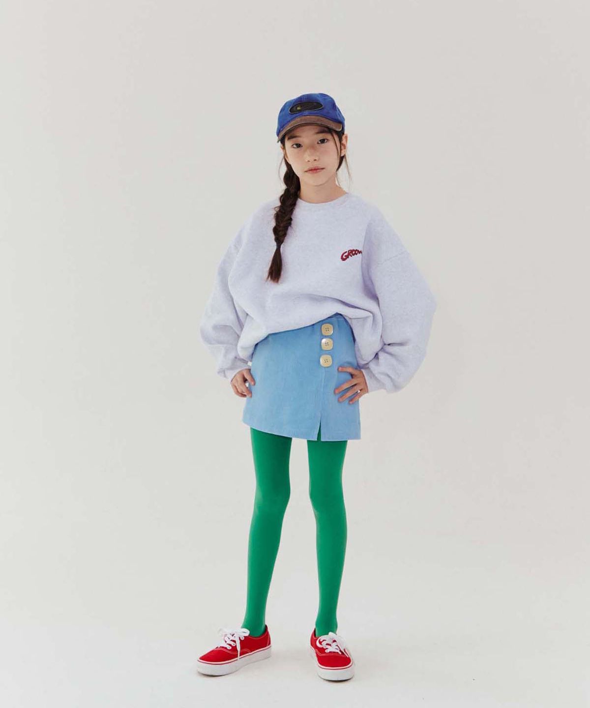 프리제(FRISE) 퓨어스커트_스카이블루_키즈