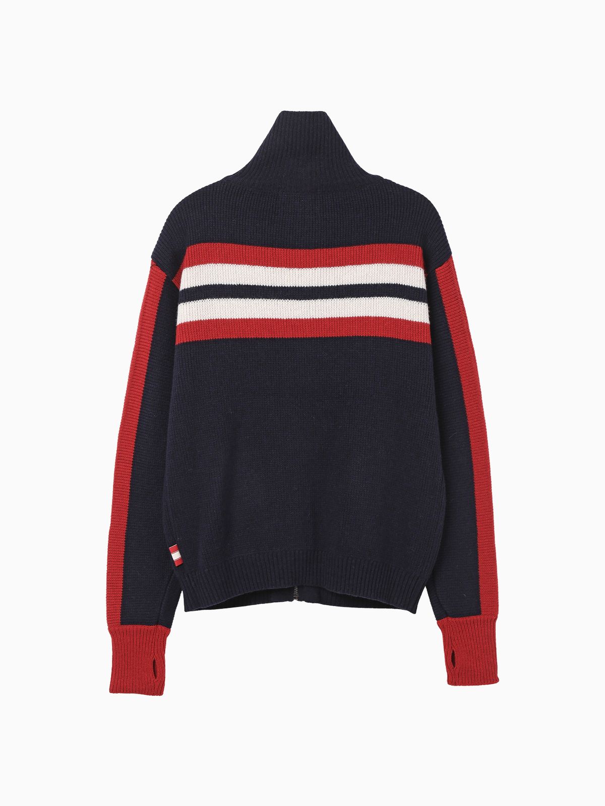 미나수(MENASOO) Zipup Knit Cardigan_Navy