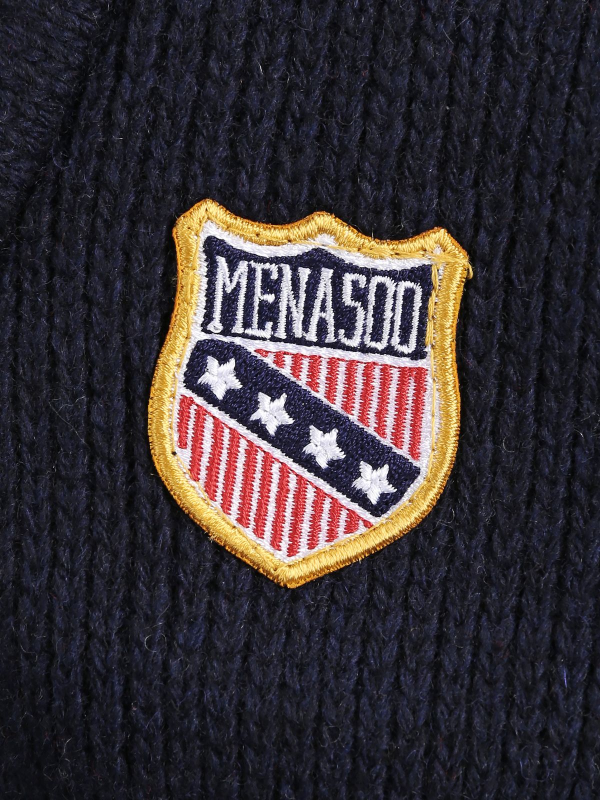 미나수(MENASOO) Zipup Knit Cardigan_Navy