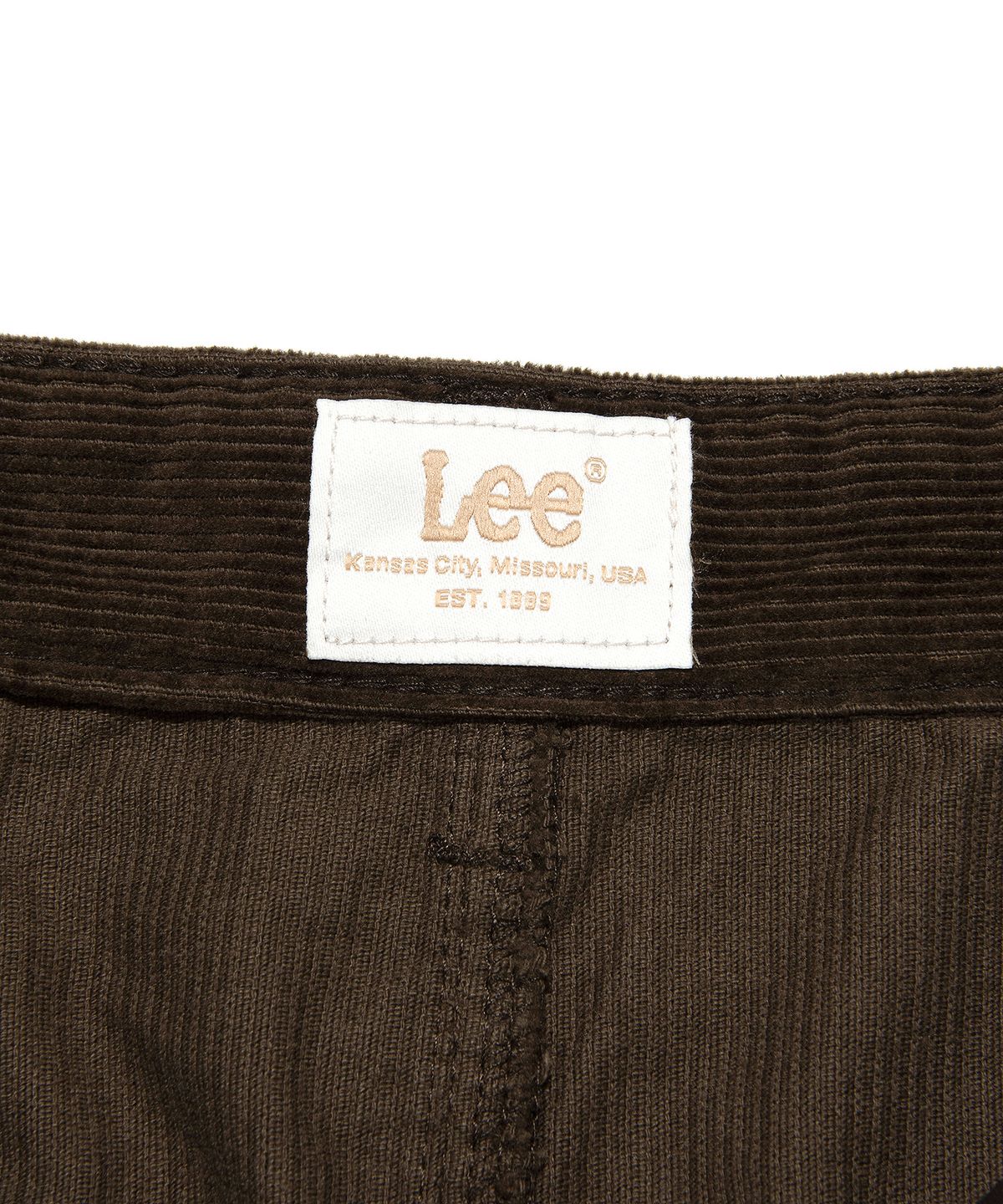 리(LEE) 코듀로이 미니 스커트 브라운