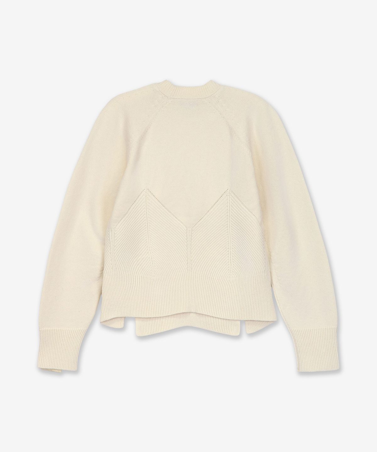 알렉산더 맥퀸(ALEXANDER McQUEEN) 셰브런 맨투맨 - 아이보리 / 798349Q1BAP9004