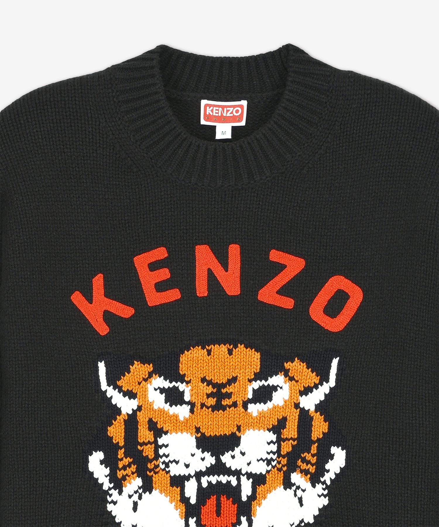 MUSINSA | KENZO Lucky Tiger Knit - Black / FE68PU4773LH99J