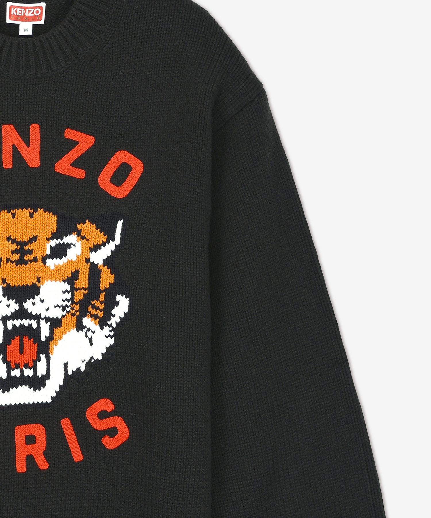 MUSINSA | KENZO Lucky Tiger Knit - Black / FE68PU4773LH99J