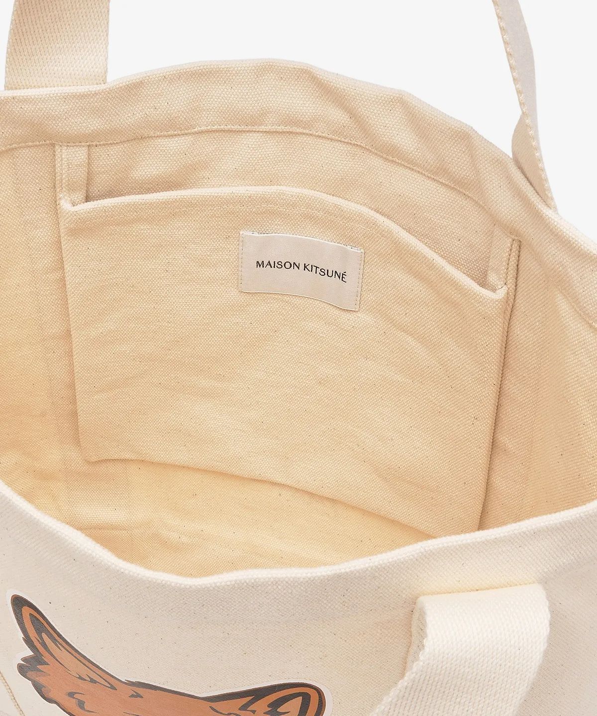 ■MAISON KITSUNE■ Fox Head Tote Bag Ecru LW05101WW0050P700 Maison Kitsune Tote Bag LW05101WW0050 P700 Fox Head Ecru | eBay