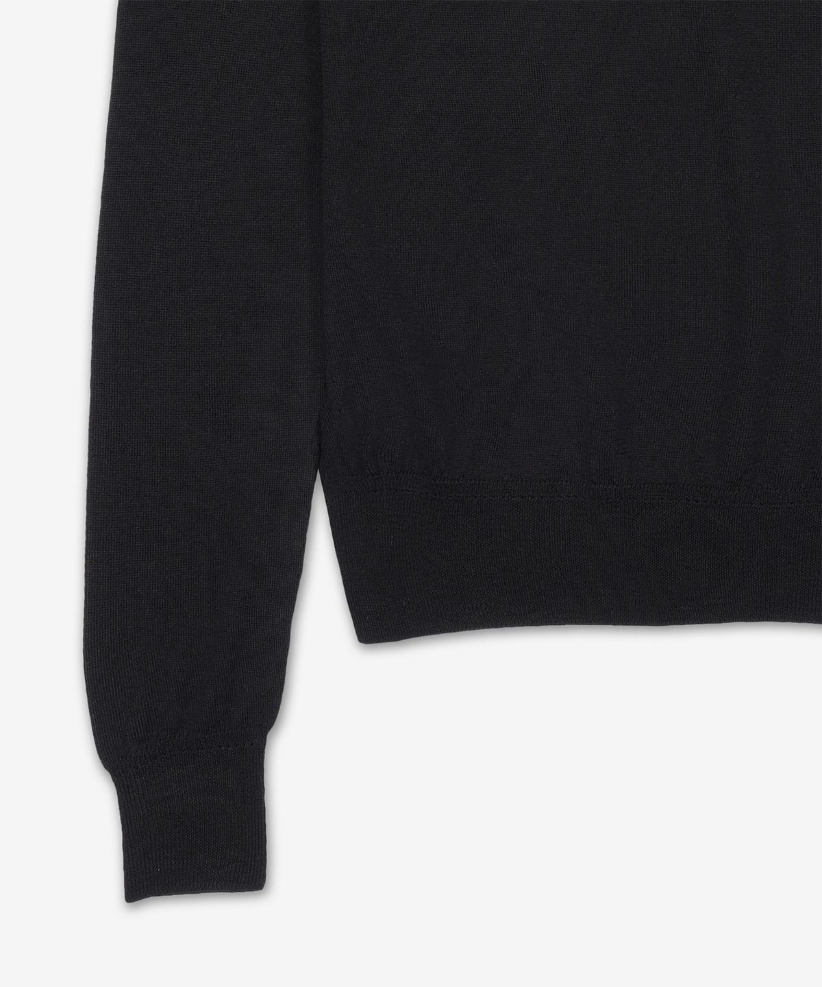 생로랑(SAINT LAURENT) 카상드르 울 터틀 넥 니트 - 블랙 / 800713Y76HF1000
