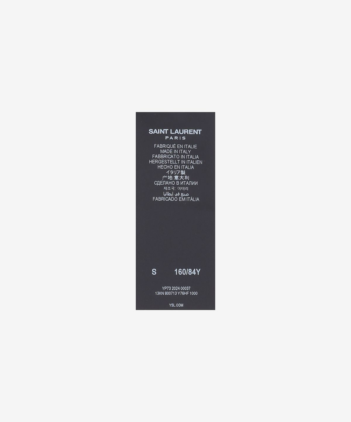 생로랑(SAINT LAURENT) 카상드르 울 터틀 넥 니트 - 블랙 / 800713Y76HF1000
