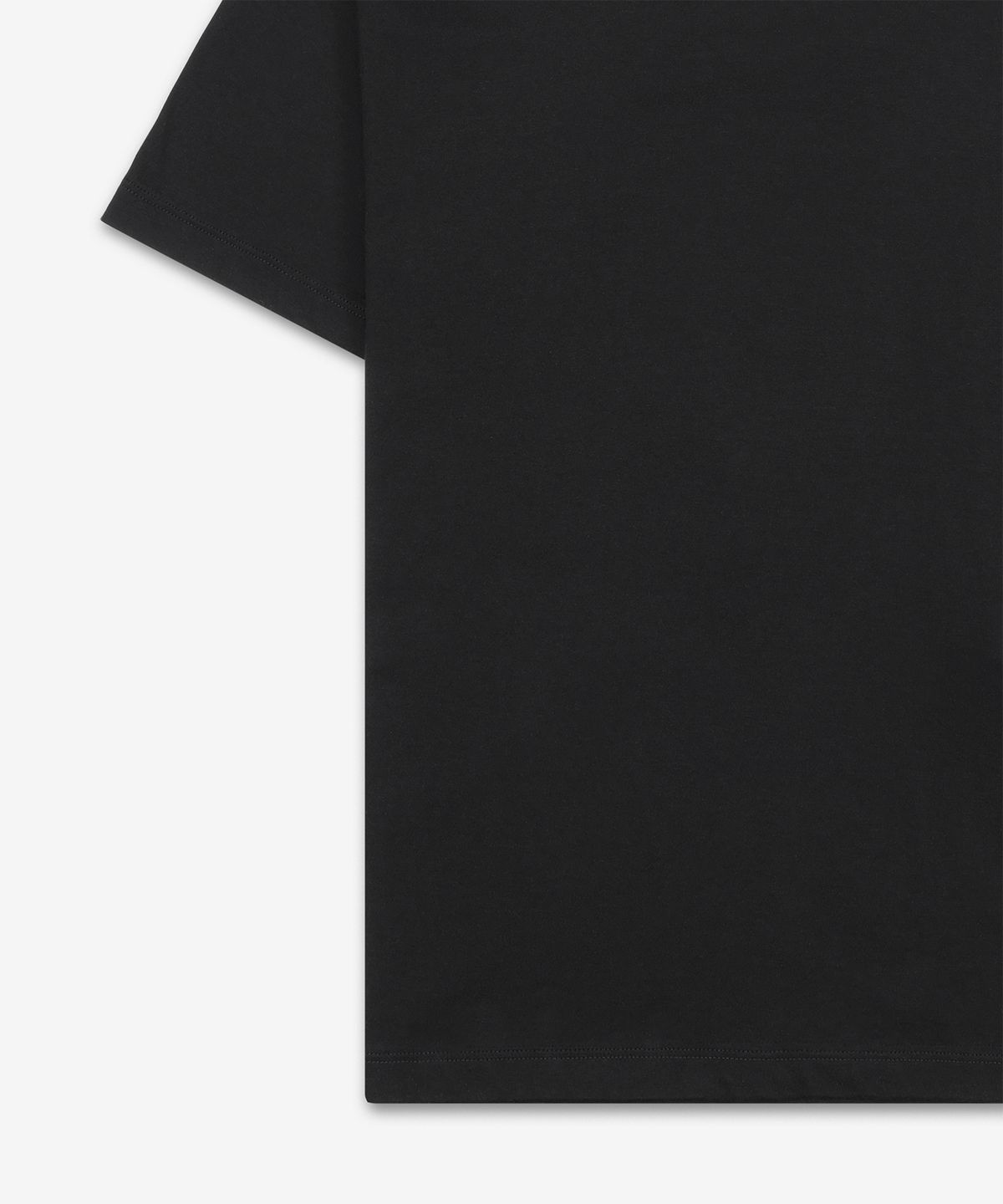 생로랑(SAINT LAURENT) 클래식 반소매 티셔츠 - 블랙 / 801474YB2FT1000