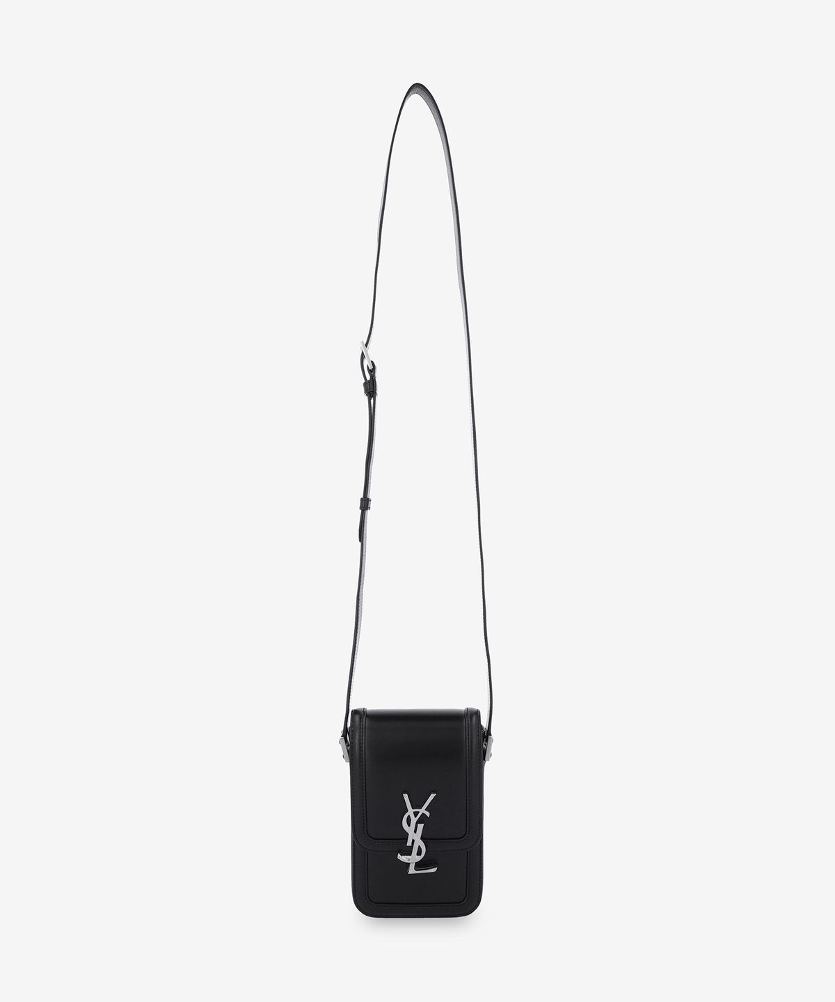 생로랑(SAINT LAURENT) 미니 모노그램 솔페리노 크로스백 - 블랙:실버 / 7539630SX0E1000