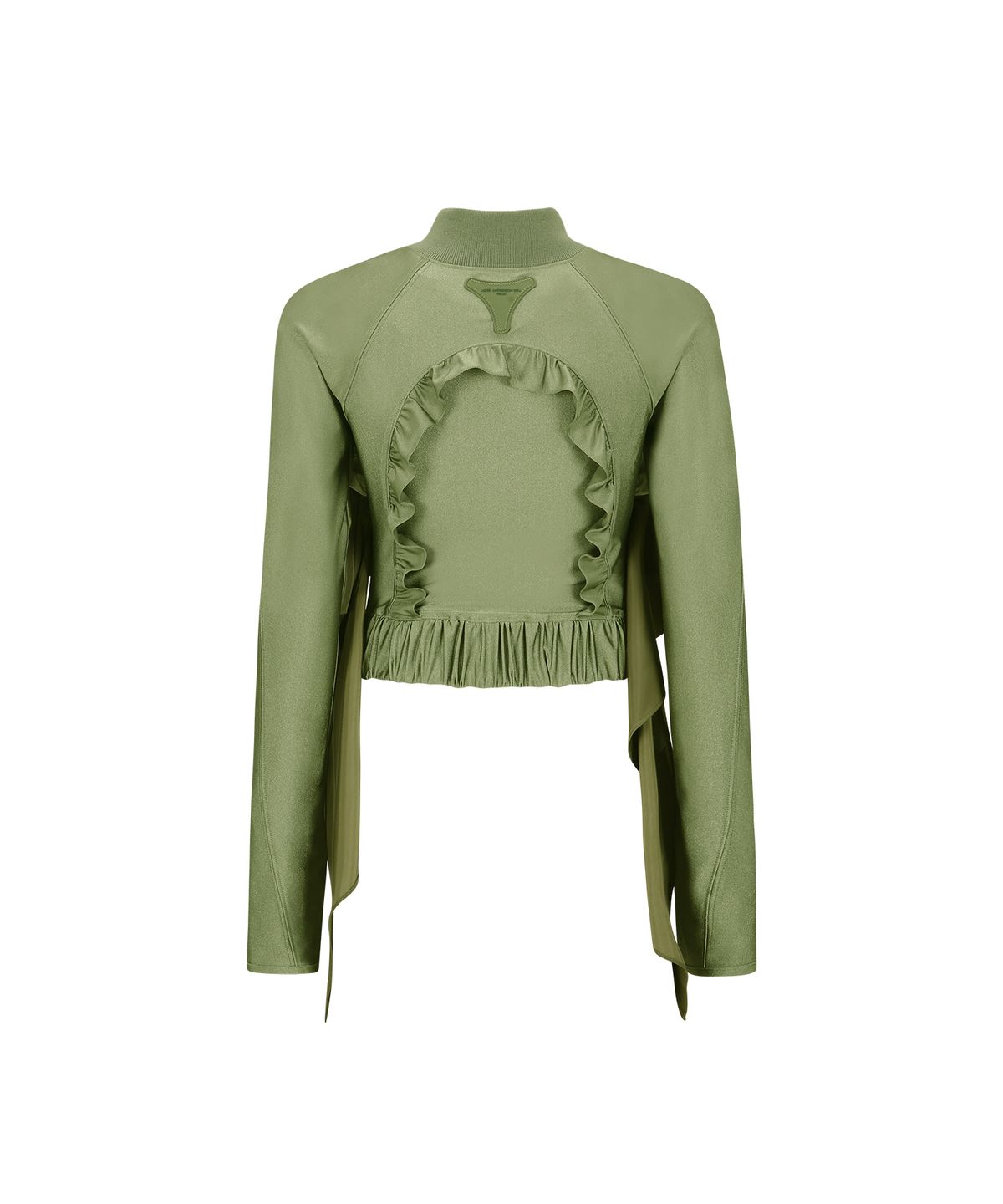 앤더슨벨(ADSB ANDERSSON BELL) 라일리 러플 타이트 집업 atb1203w(KHAKI)