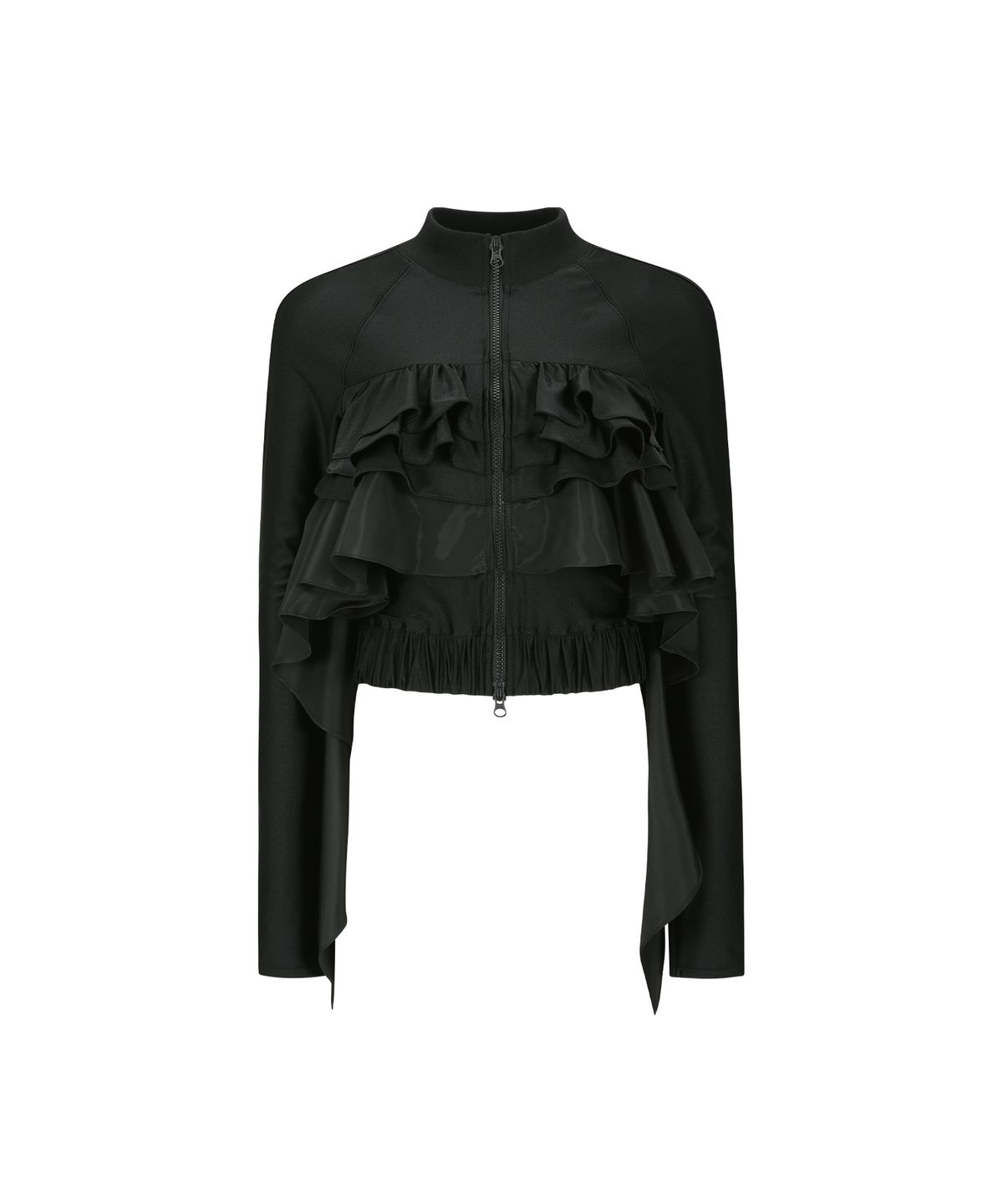 앤더슨벨(ADSB ANDERSSON BELL) 라일리 러플 타이트 집업 atb1203w(BLACK)