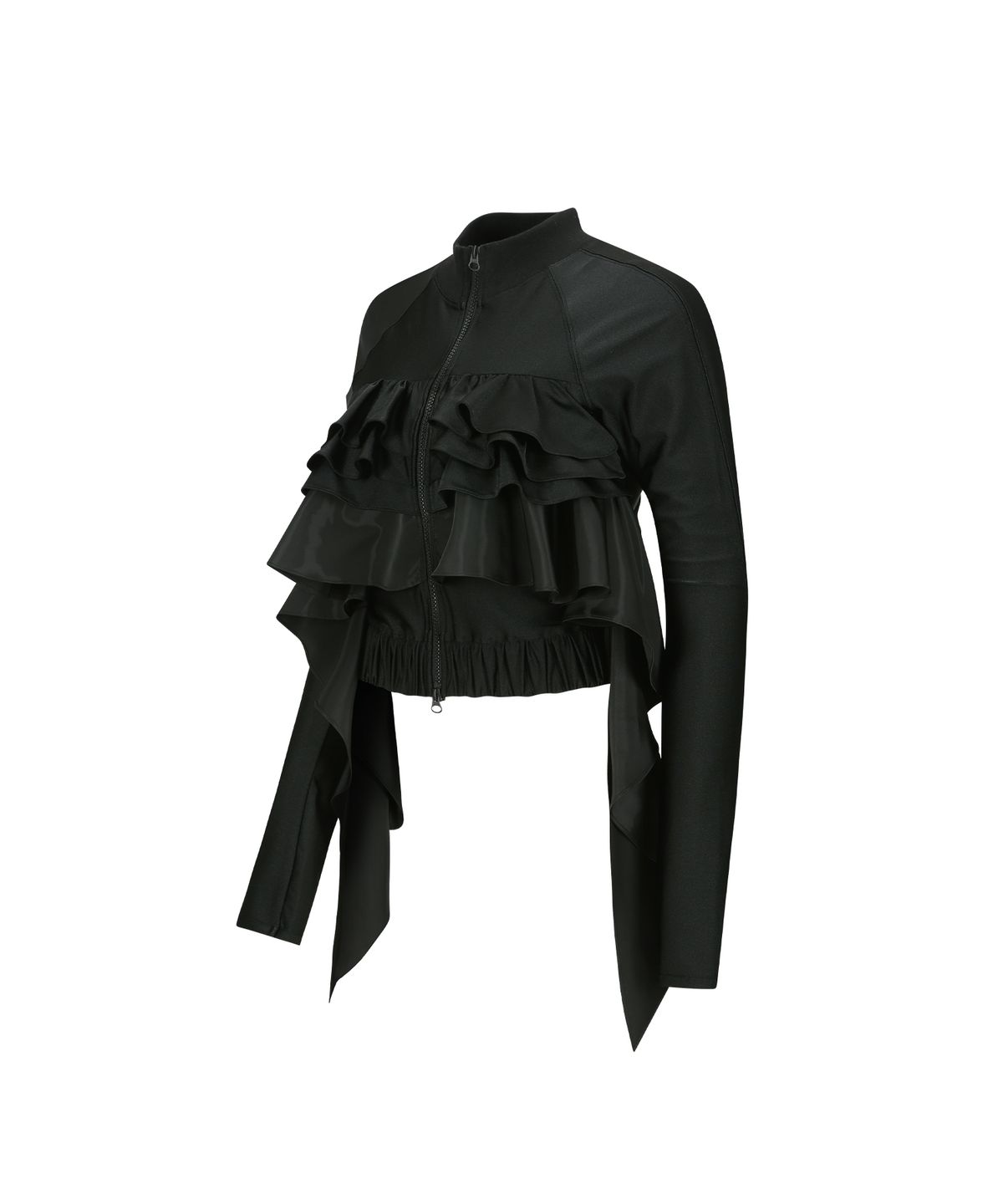 앤더슨벨(ADSB ANDERSSON BELL) 라일리 러플 타이트 집업 atb1203w(BLACK)