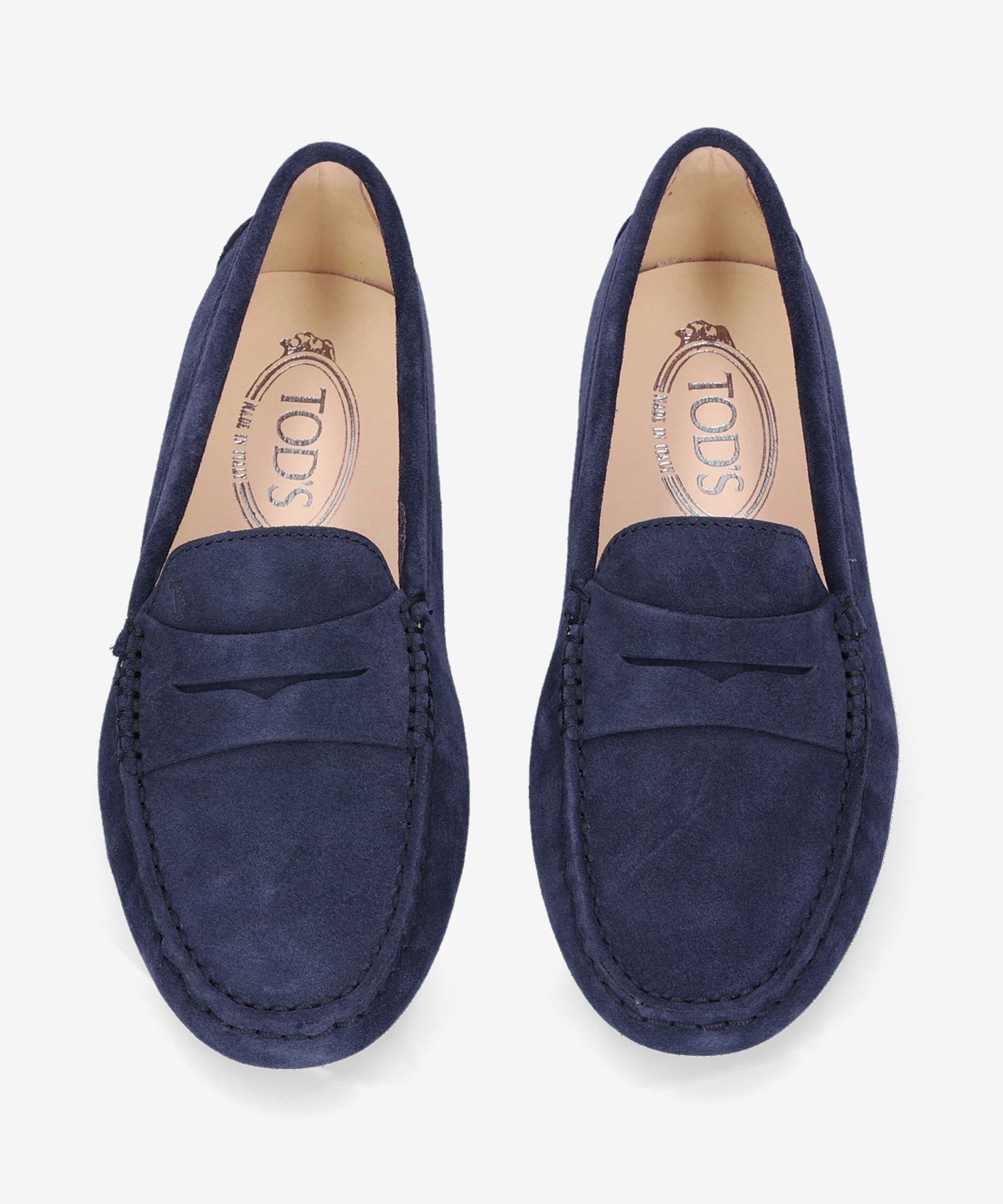 MUSINSA | TODS Gomino Suede Driving Shoes - Navy