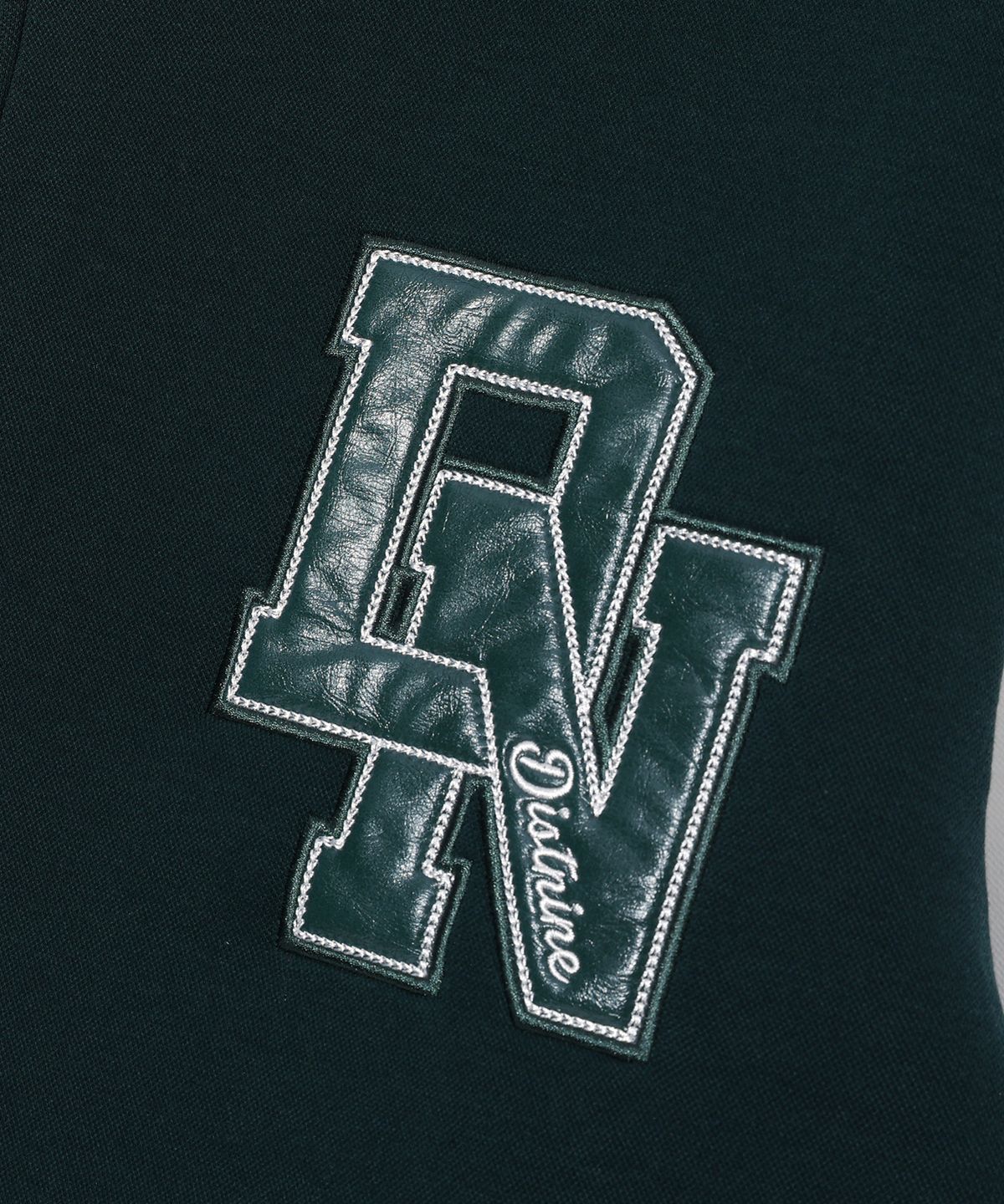 디스트나인(DISTN9NE) 브링잇온 바시티 패딩 점퍼 DARK GREEN (LP1JU018-046)