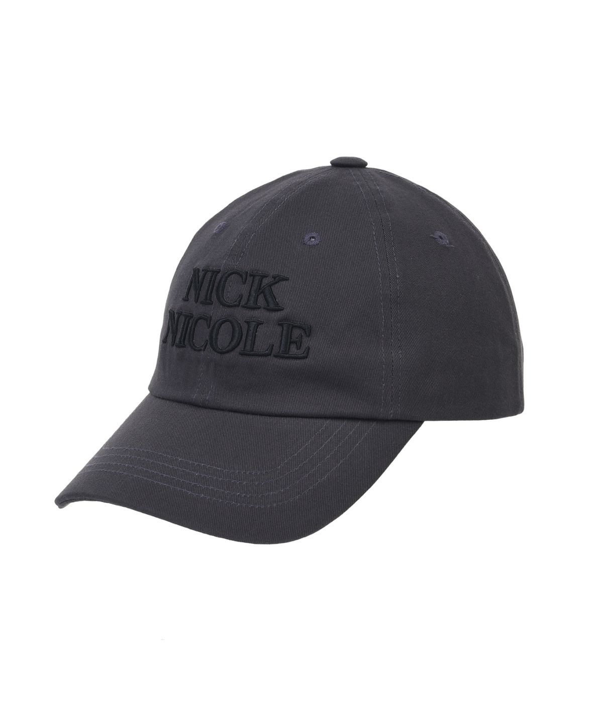 닉앤니콜(NICK&NICOLE) ORIGINALS NICOLE BALL CAP_CHARCOAL