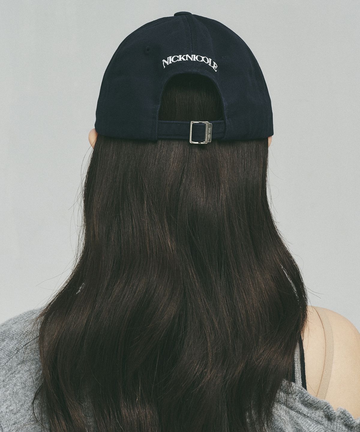 닉앤니콜(NICK&NICOLE) ORIGINALS NICOLE BALL CAP_NAVY