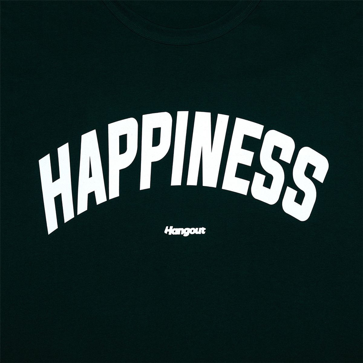 행아웃(HANGOUT) 리플렉티브 해피니스 초록 티셔츠 (그린)