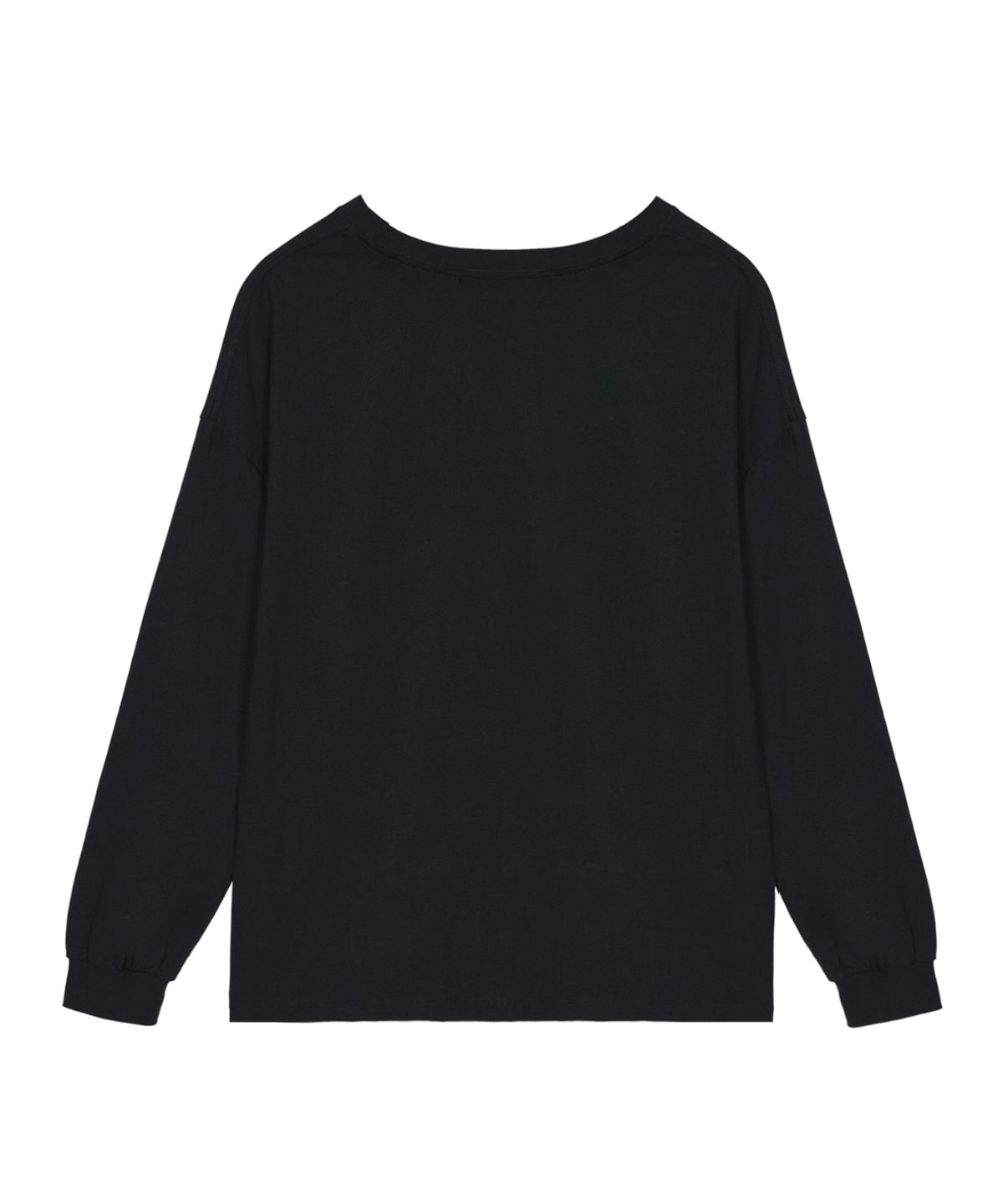 닉앤니콜(NICK&NICOLE) BUTTERFLY SIGNATURE LS TOP_BLACK SILVER