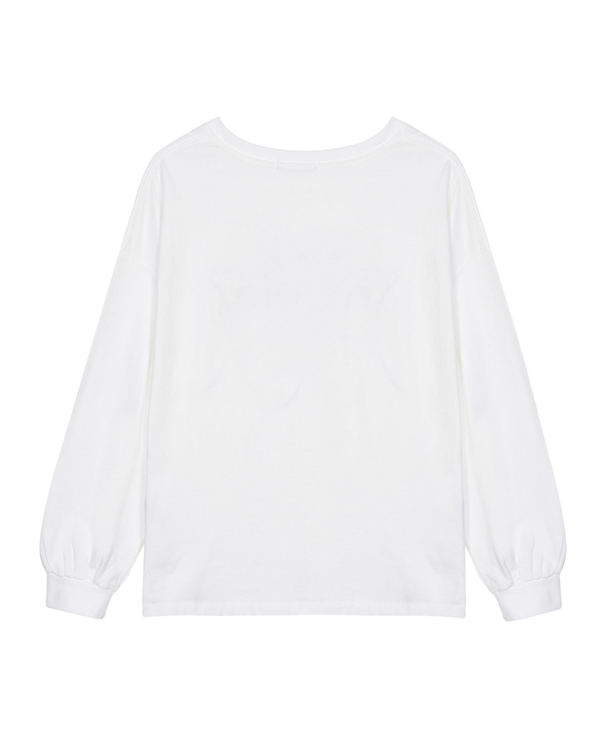 닉앤니콜(NICK&NICOLE) BUTTERFLY SIGNATURE LS TOP_WHITE BLACK