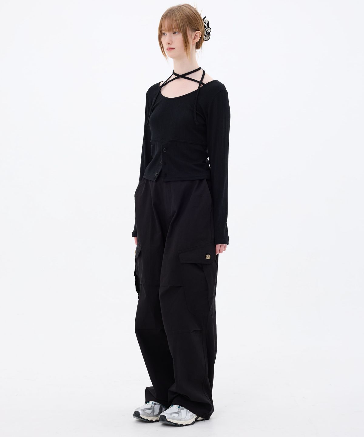 아리킴(ARIKIM) LUNA WIDE PANTS / BLACK
