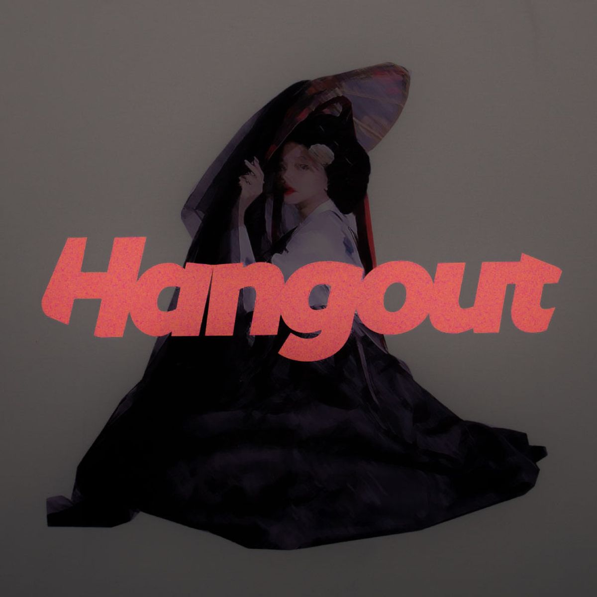 행아웃(HANGOUT) 어우동 티셔츠 (화이트)