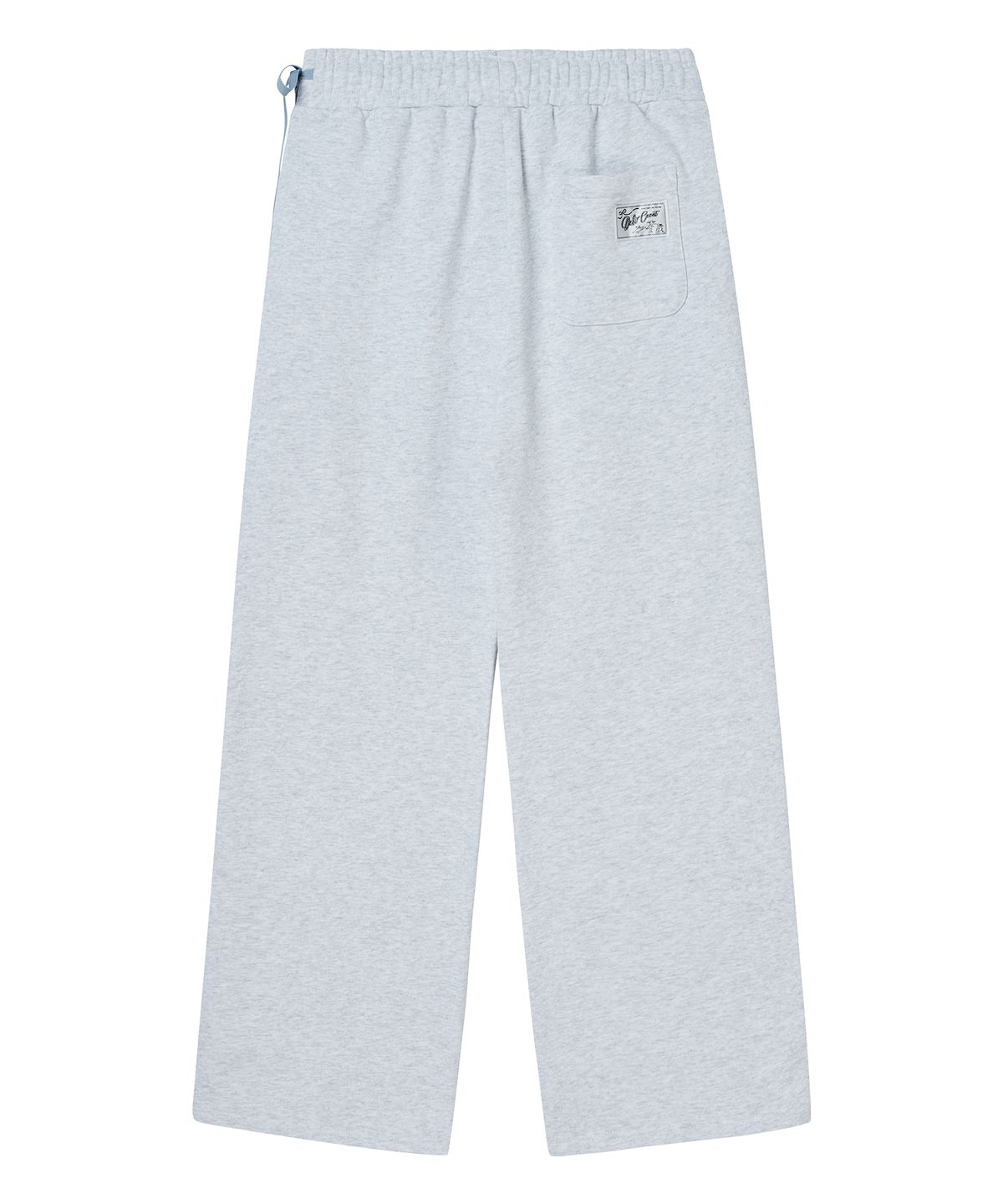 델리센트(DELICCENT) 와이드 스웨트 팬츠 [LIGHT GRAY]