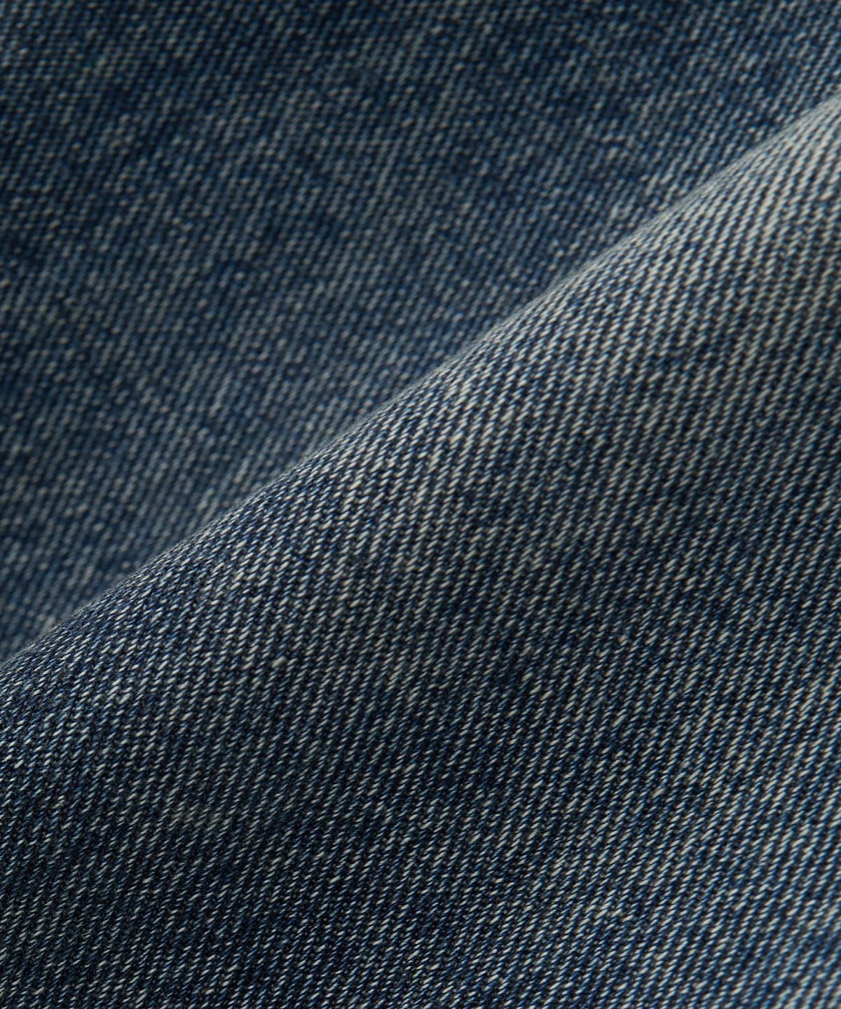 엑스컨테이너(EXCONTAINER) 세미 와이드 부츠컷 데님 팬츠 (MEDIUM INDIGO)