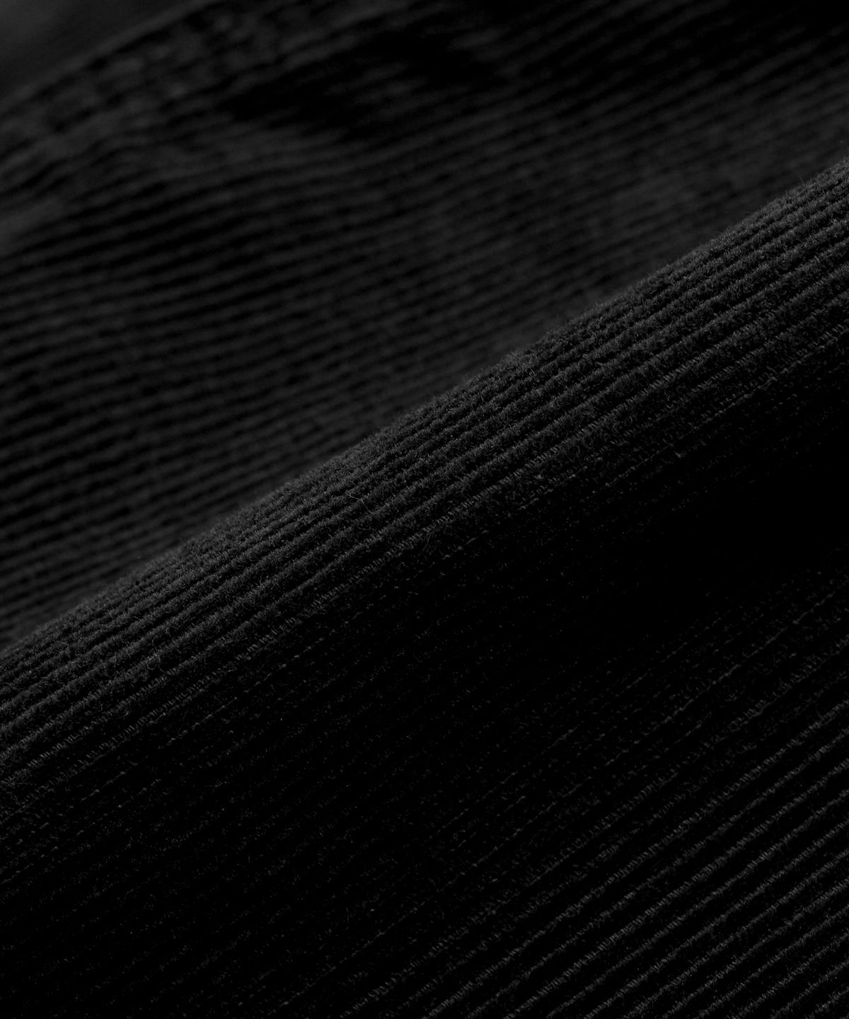 엑스컨테이너(EXCONTAINER) 원턱 와이드 코듀로이 팬츠 (BLACK)