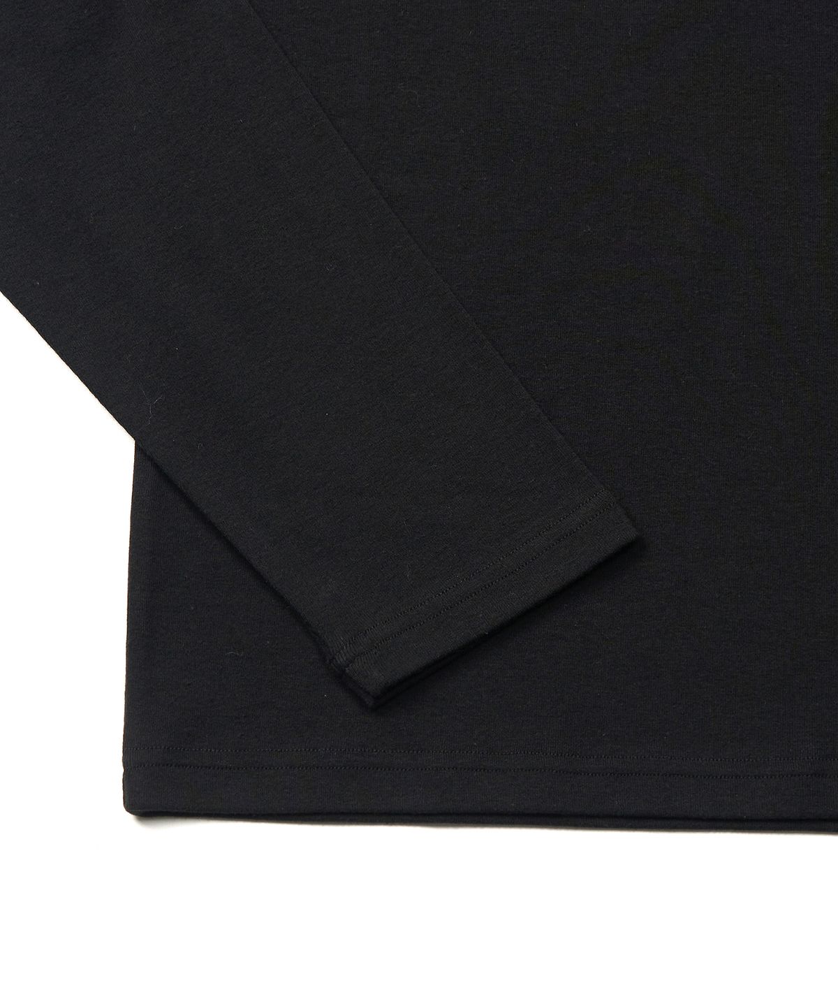 엑스컨테이너(EXCONTAINER) 데일리 소프트 모크넥 티셔츠 (BLACK)