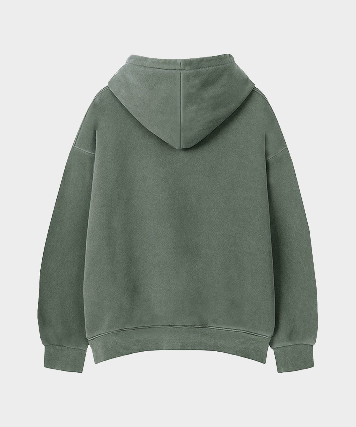 엑서사이즈(EXERCISE) CIRCLE LOGO HOODIE_GREEN (PIGMENT)