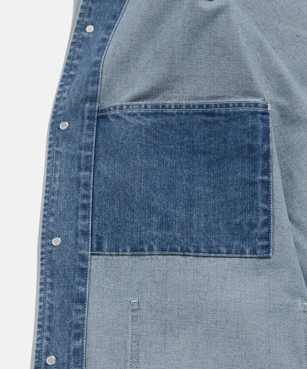 에스피오나지(ESPIONAGE) 50s American Denim Coverall Fade Indigo