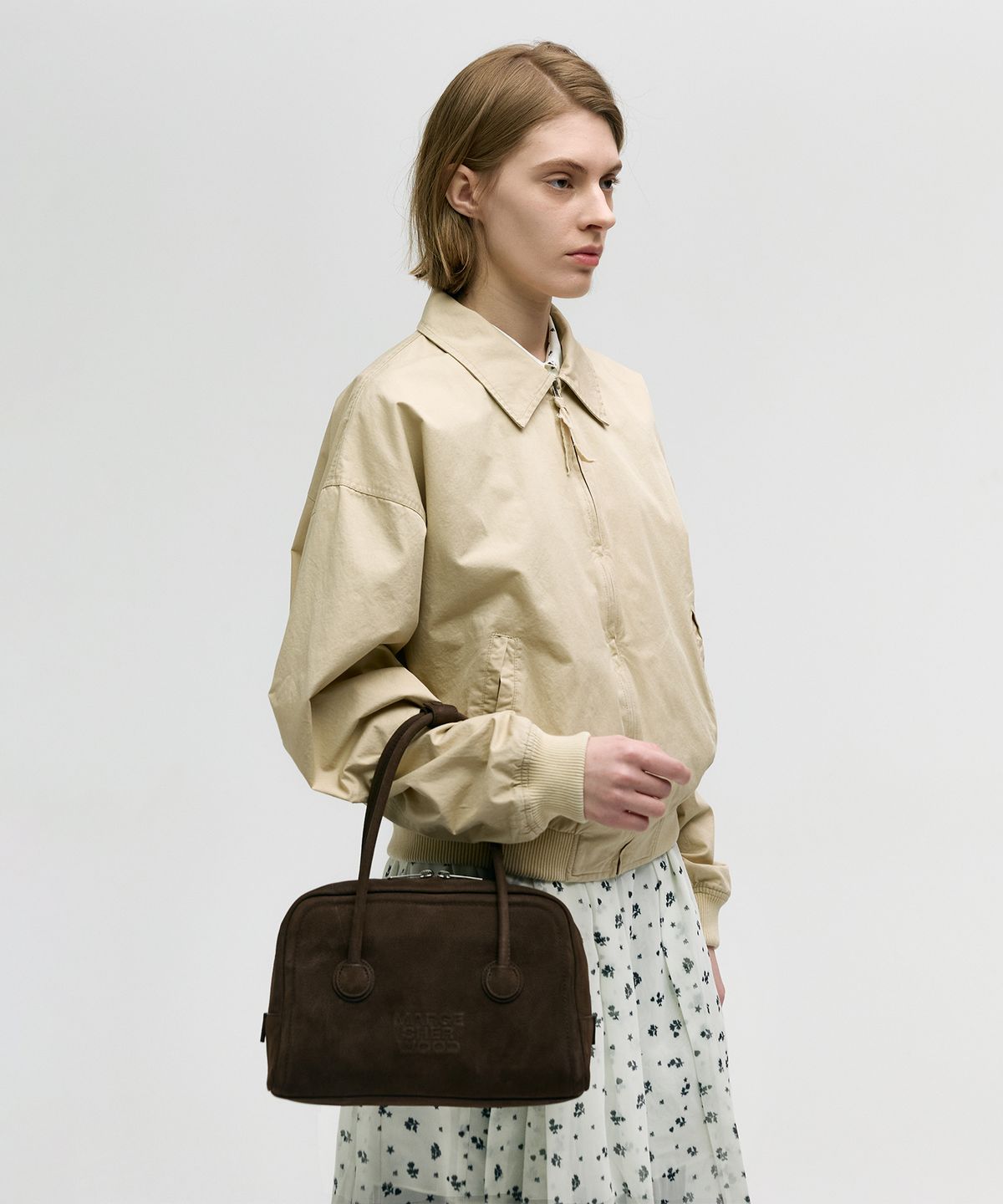 마지셔우드(MARGESHERWOOD) SOFT TOTE_hush nubuck