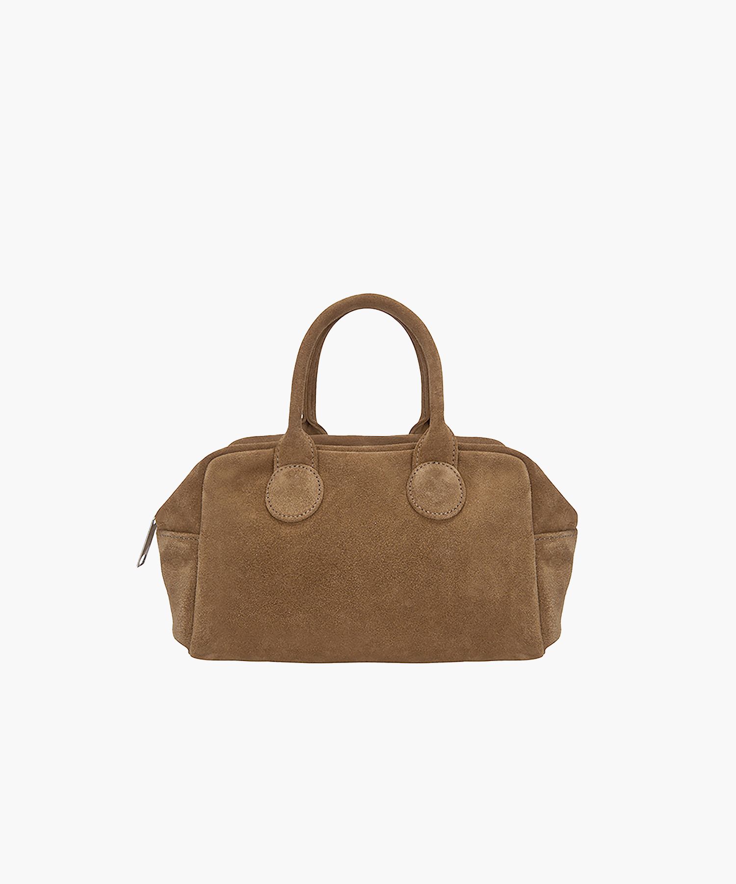 トートバッグ [Margesherwood] / SOFT BOWLING BAG / hazelnut suede MARGESHERWOOD - SOFT BOWLING BAG | HBX - Globally Curated