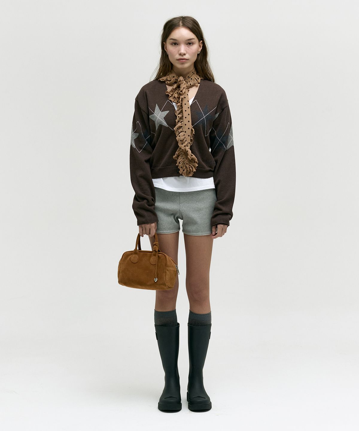 마지셔우드(MARGESHERWOOD) SOFT BOWLING_hazelnut suede