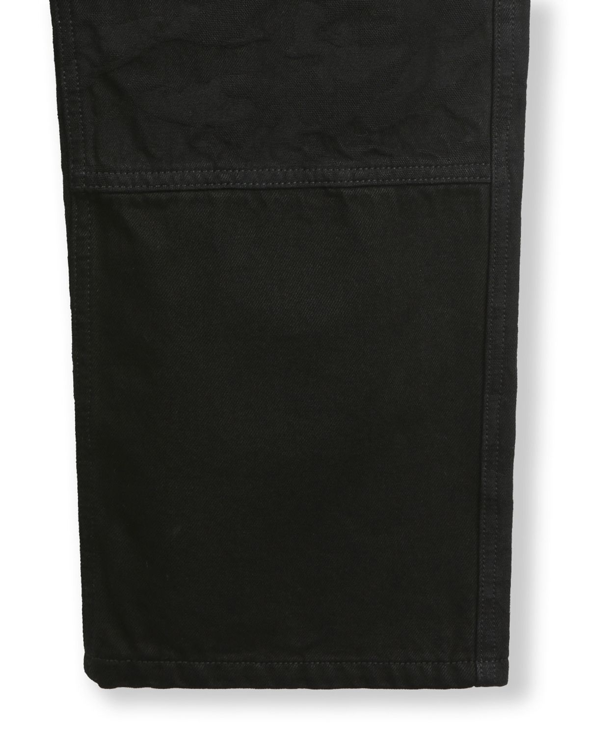 비슬로우(BESLOW) JACQUARD DENIM WORK PANTS BLACK