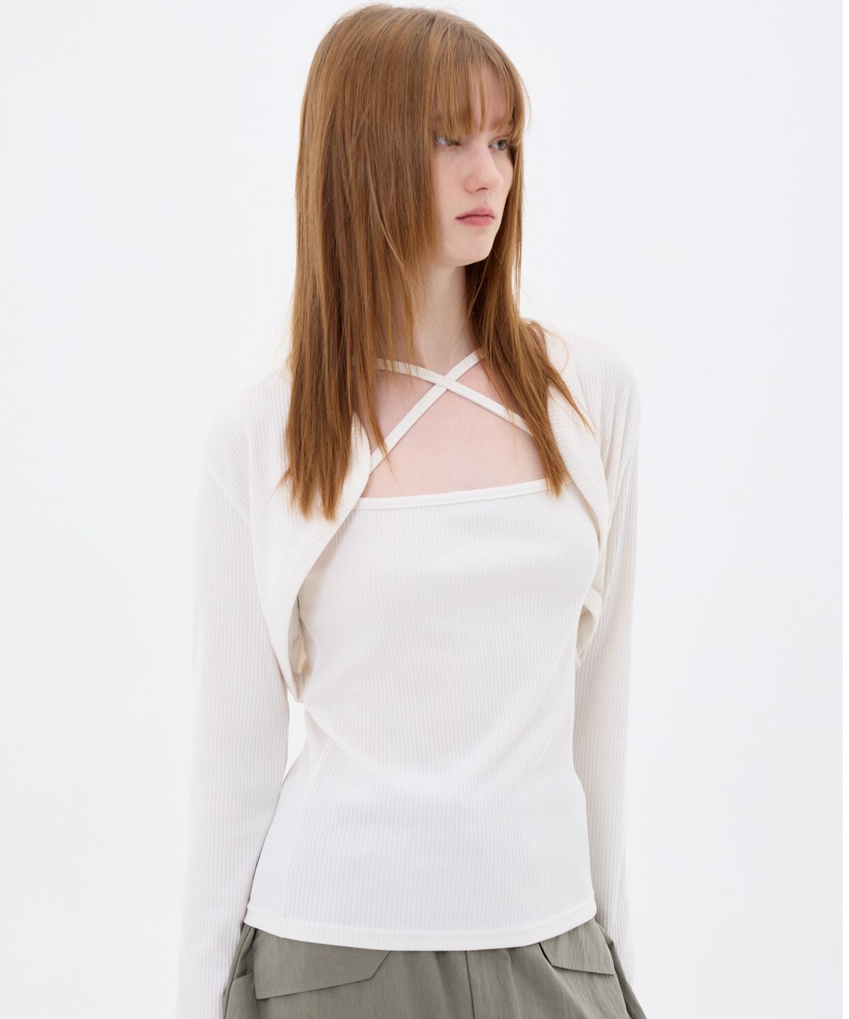 아리킴(ARIKIM) ARIOSO BOLERO SET / WHITE