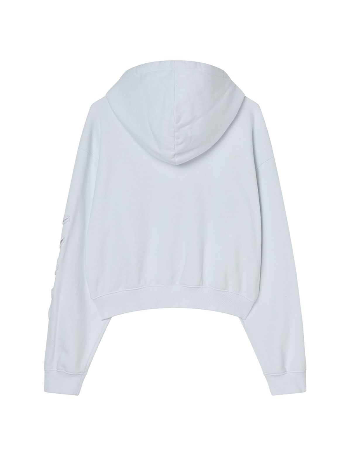 엔와이엑스엑스(NYXX) EMBLEM PATCH EMBROIDERY HOODIE WHITE
