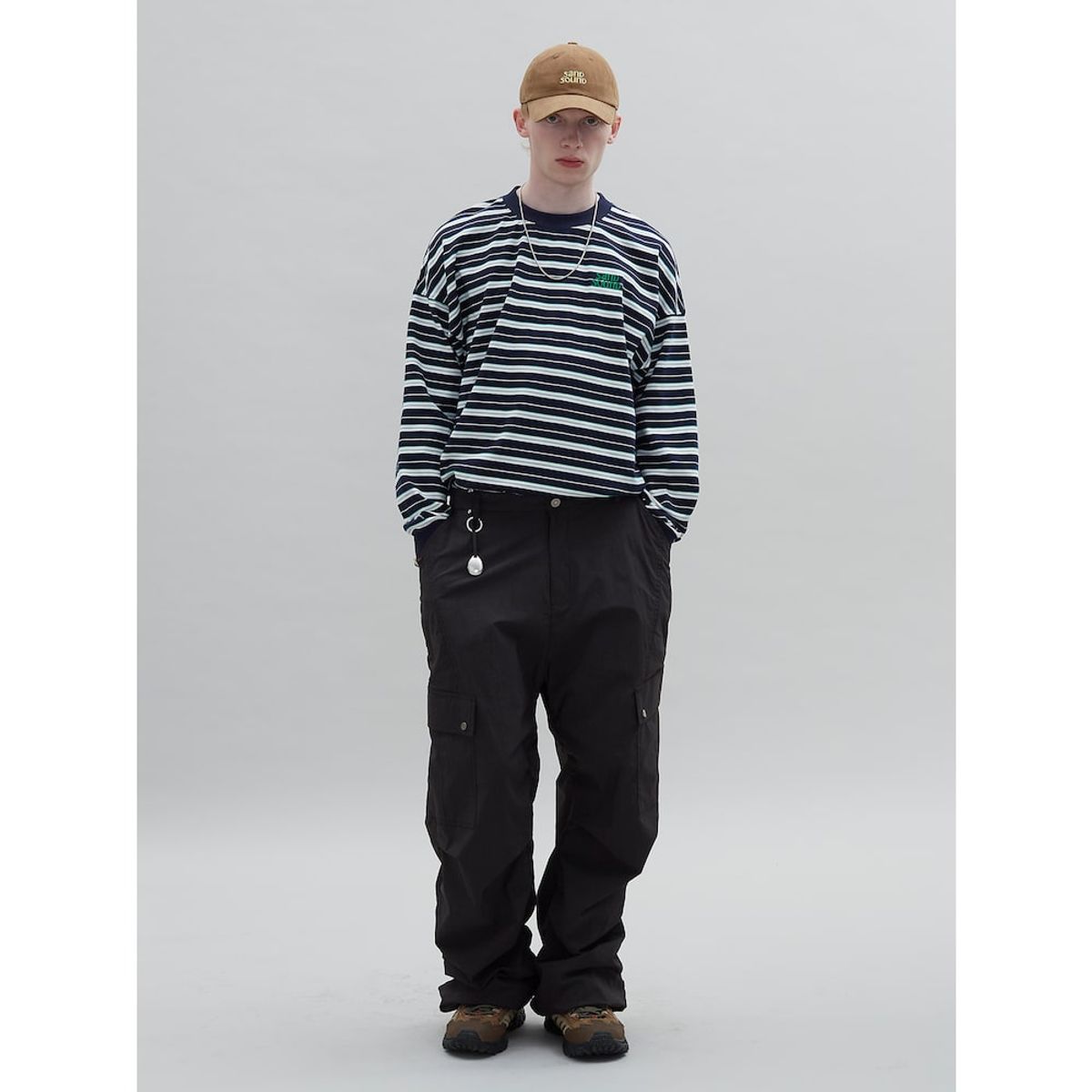 샌드 사운드(SAND SOUND) Fluid Cargo Pocket Pants  Ash