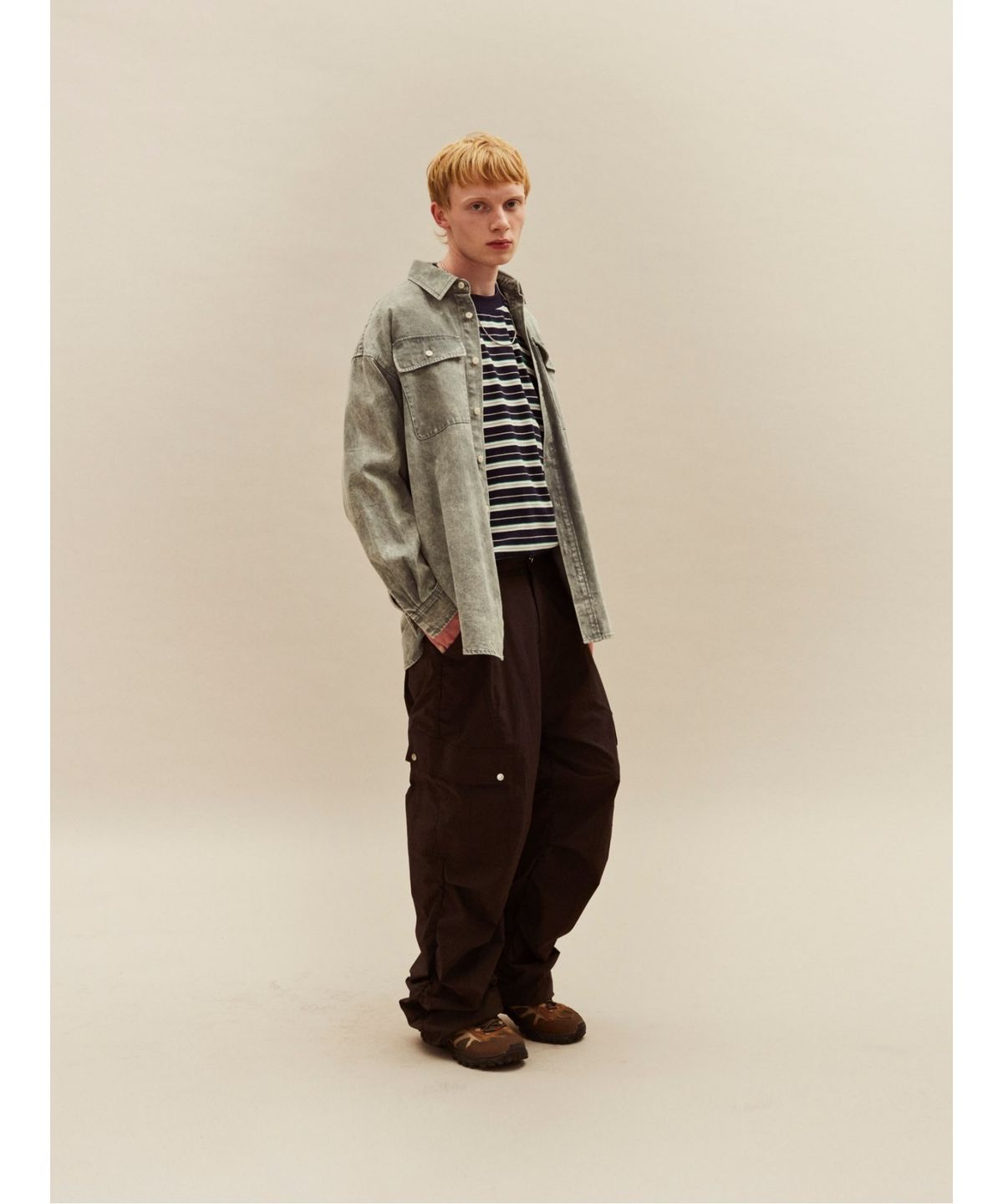 샌드 사운드(SAND SOUND) Fluid Cargo Pocket Pants  Ash