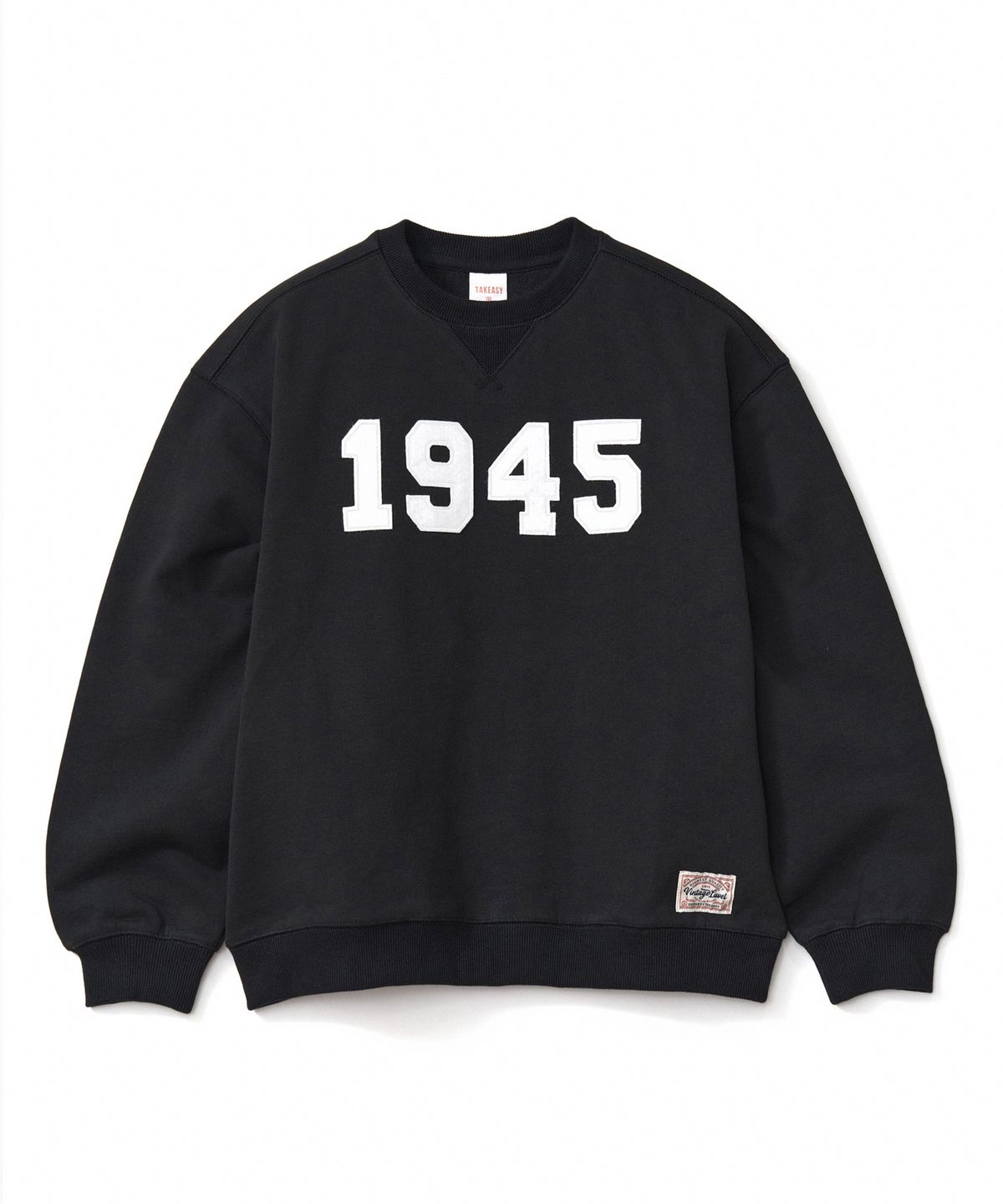 테이크이지 키즈(TAKEASY KIDS) 자이언트핏 1945 맨투맨(블랙)