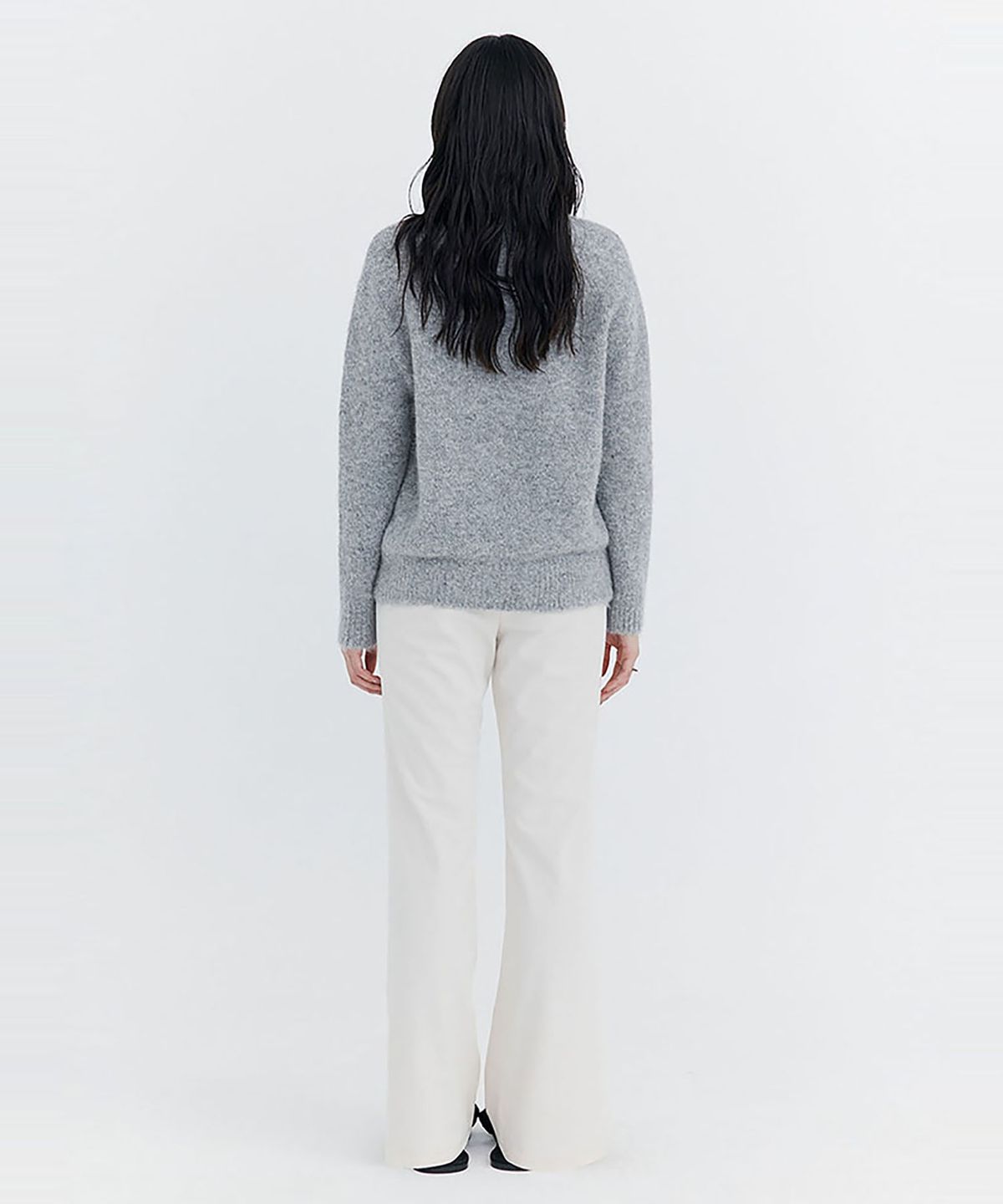 분더캄머(WNDERKAMMER) Corduroy semi-Bootcut Pants_Ivory(코듀로이 세미 부츠컷 팬츠_아이보리)