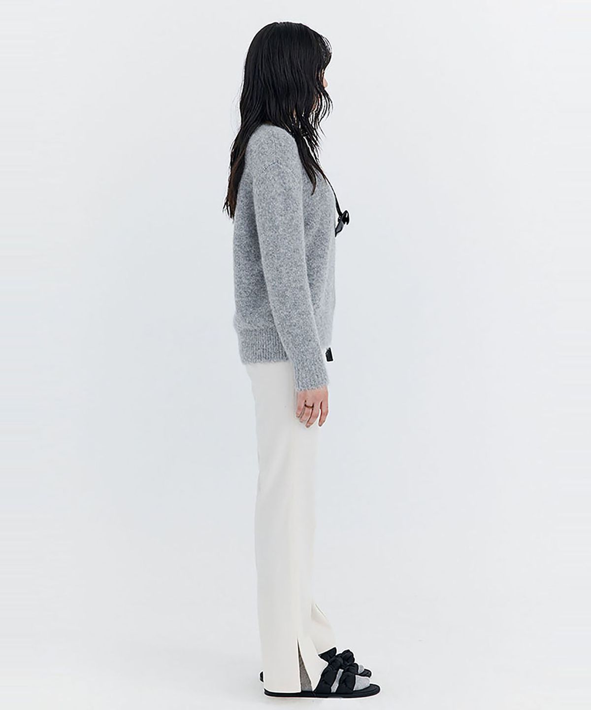 분더캄머(WNDERKAMMER) Corduroy semi-Bootcut Pants_Ivory(코듀로이 세미 부츠컷 팬츠_아이보리)
