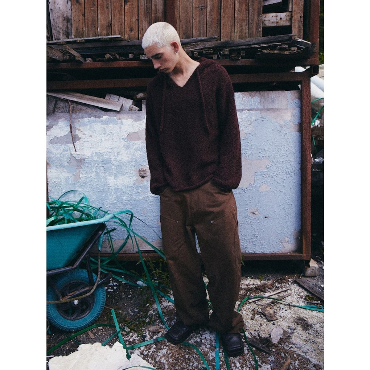 샌드 사운드(SAND SOUND) Carpenter Wide Pants  Brown
