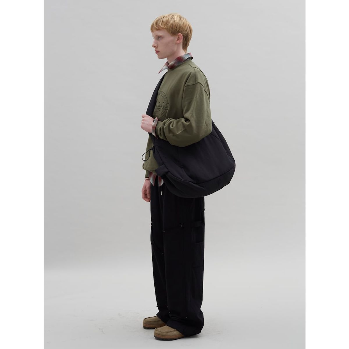 샌드 사운드(SAND SOUND) Cushion Bag Cross Large  Black