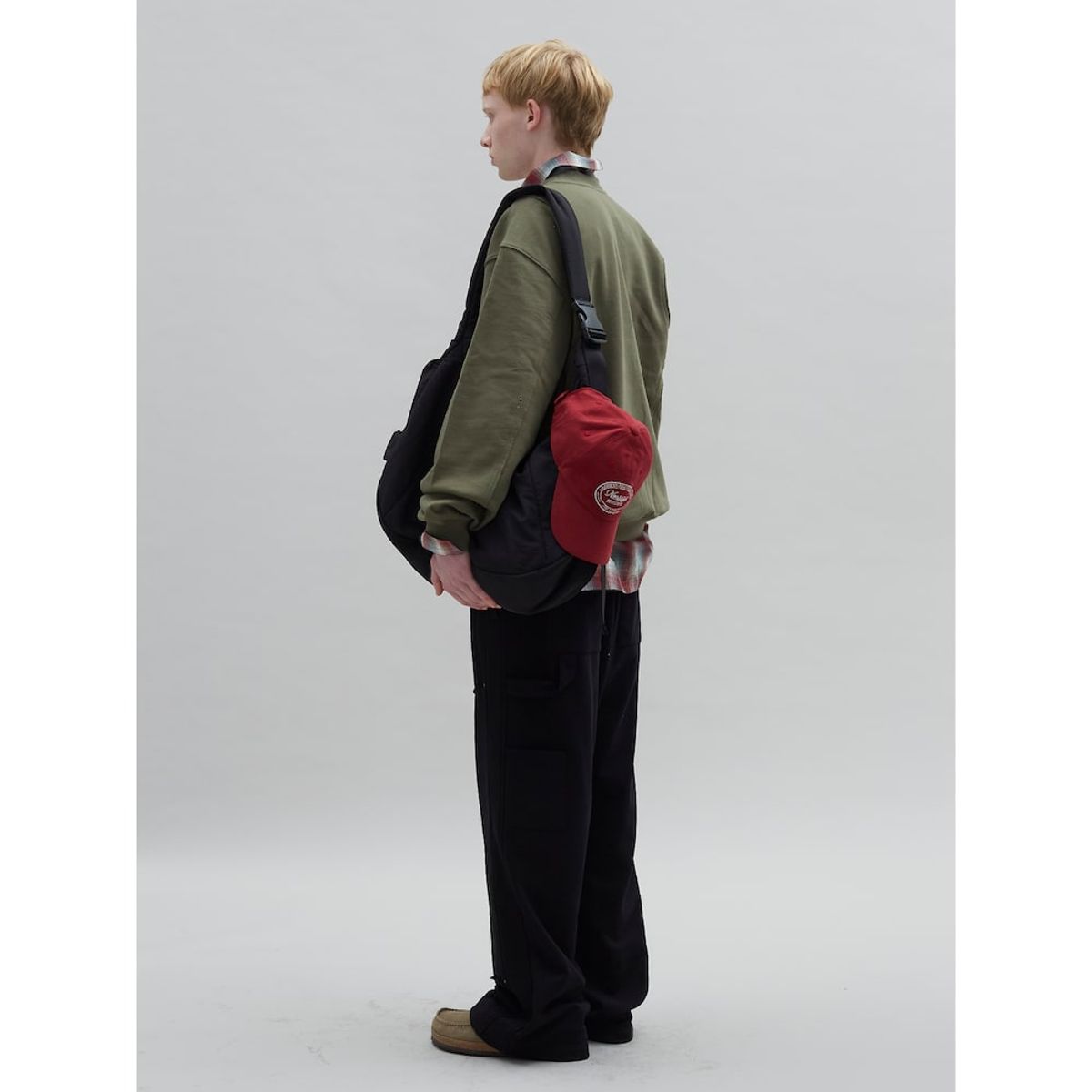 샌드 사운드(SAND SOUND) Cushion Bag Cross Large  Black