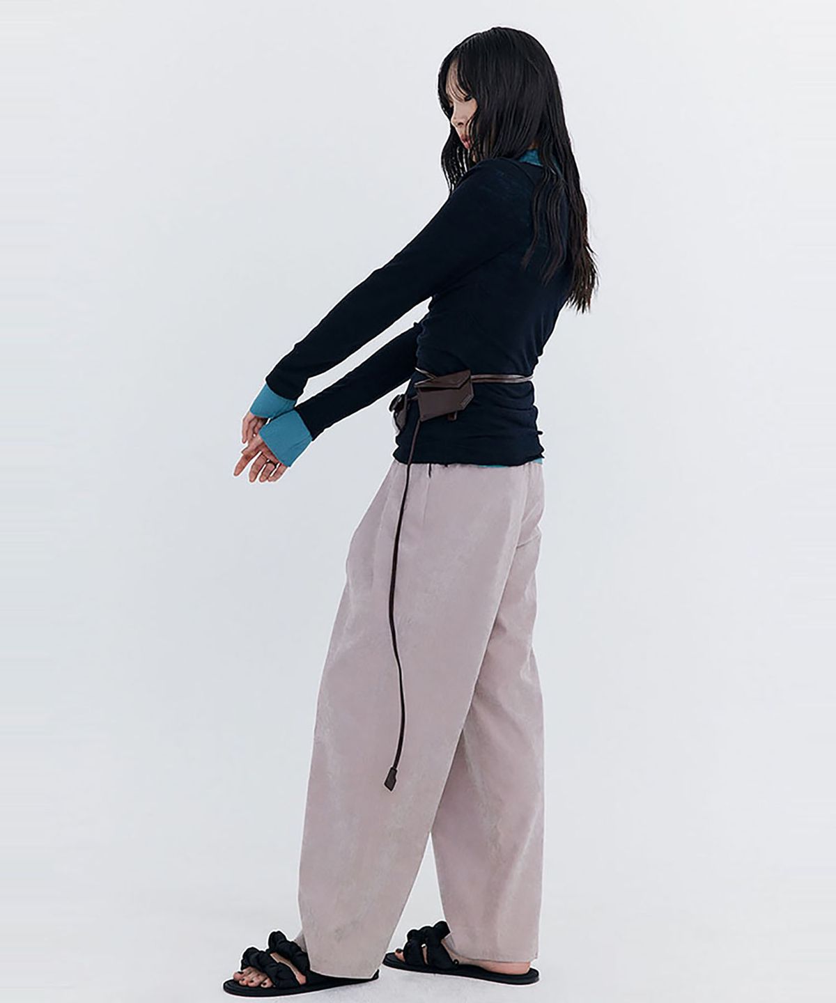 분더캄머(WNDERKAMMER) Cupra Wide Pants_Indian Pink(큐프라 와이드 팬츠_인디안 핑크)